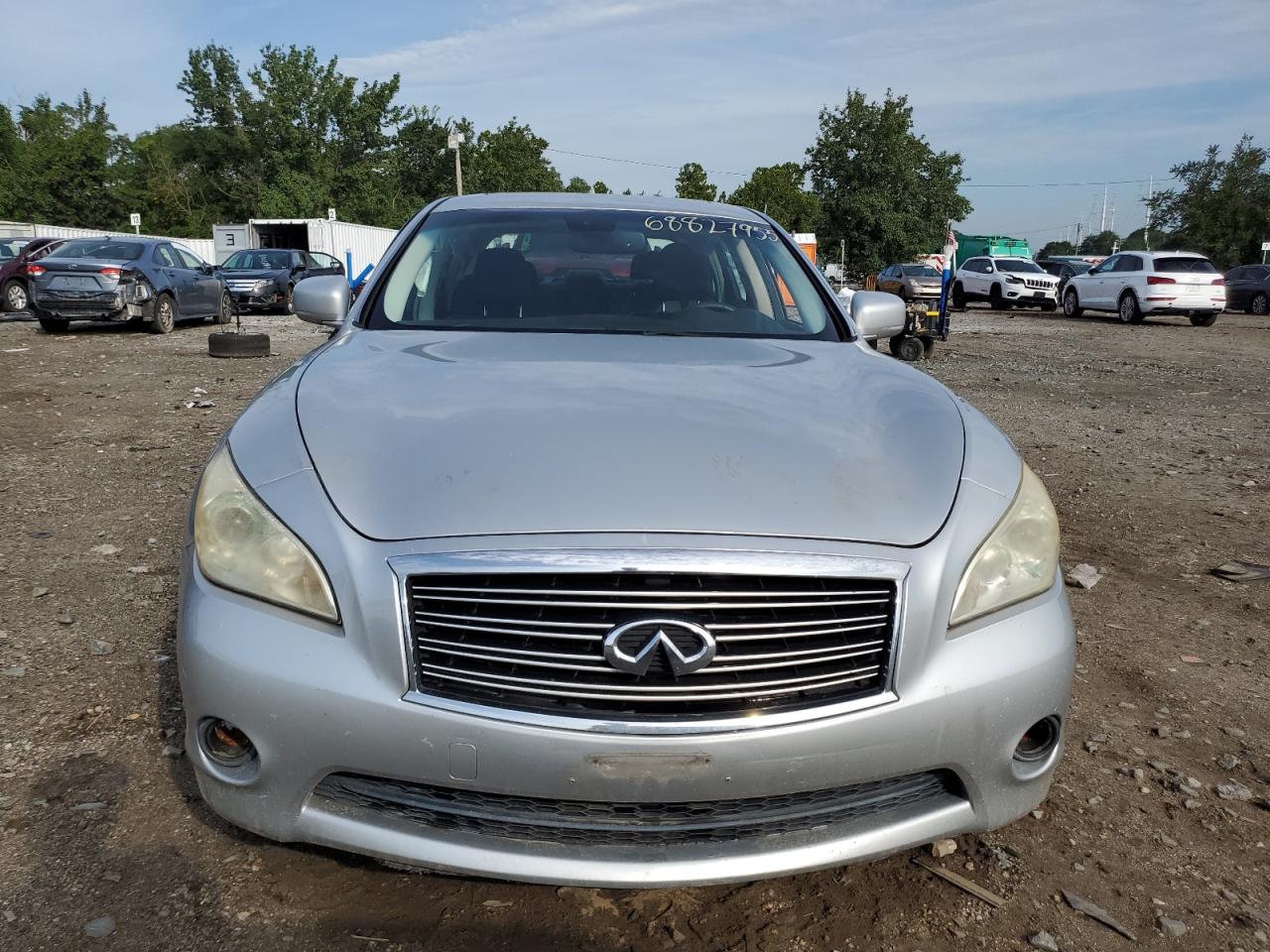 2012 Infiniti M35h Silver vin: JN1EY1AP4CM910458