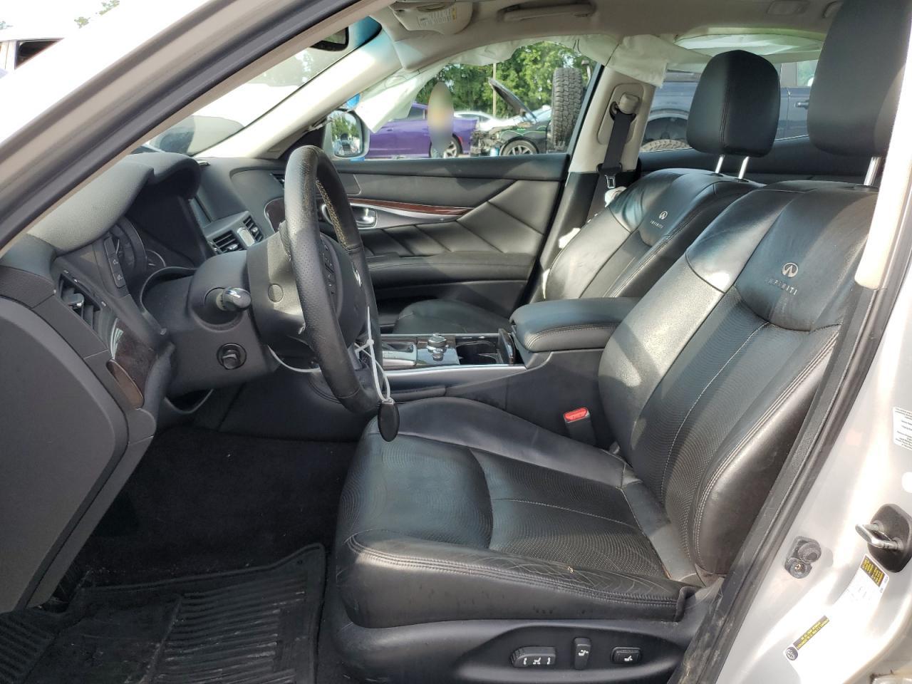 2012 Infiniti M35h Silver vin: JN1EY1AP4CM910458