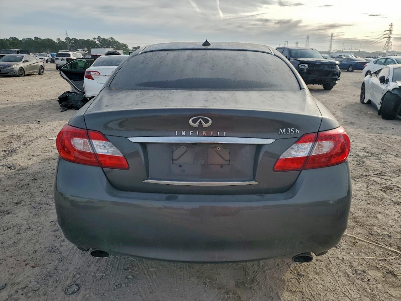 2012 Infiniti M35h Gray vin: JN1EY1AP4CM910573
