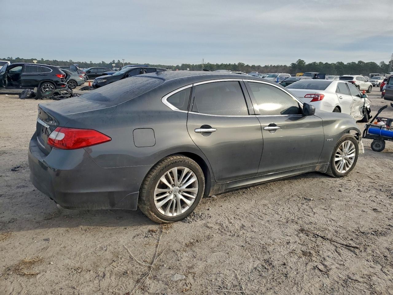 2012 Infiniti M35h Gray vin: JN1EY1AP4CM910573