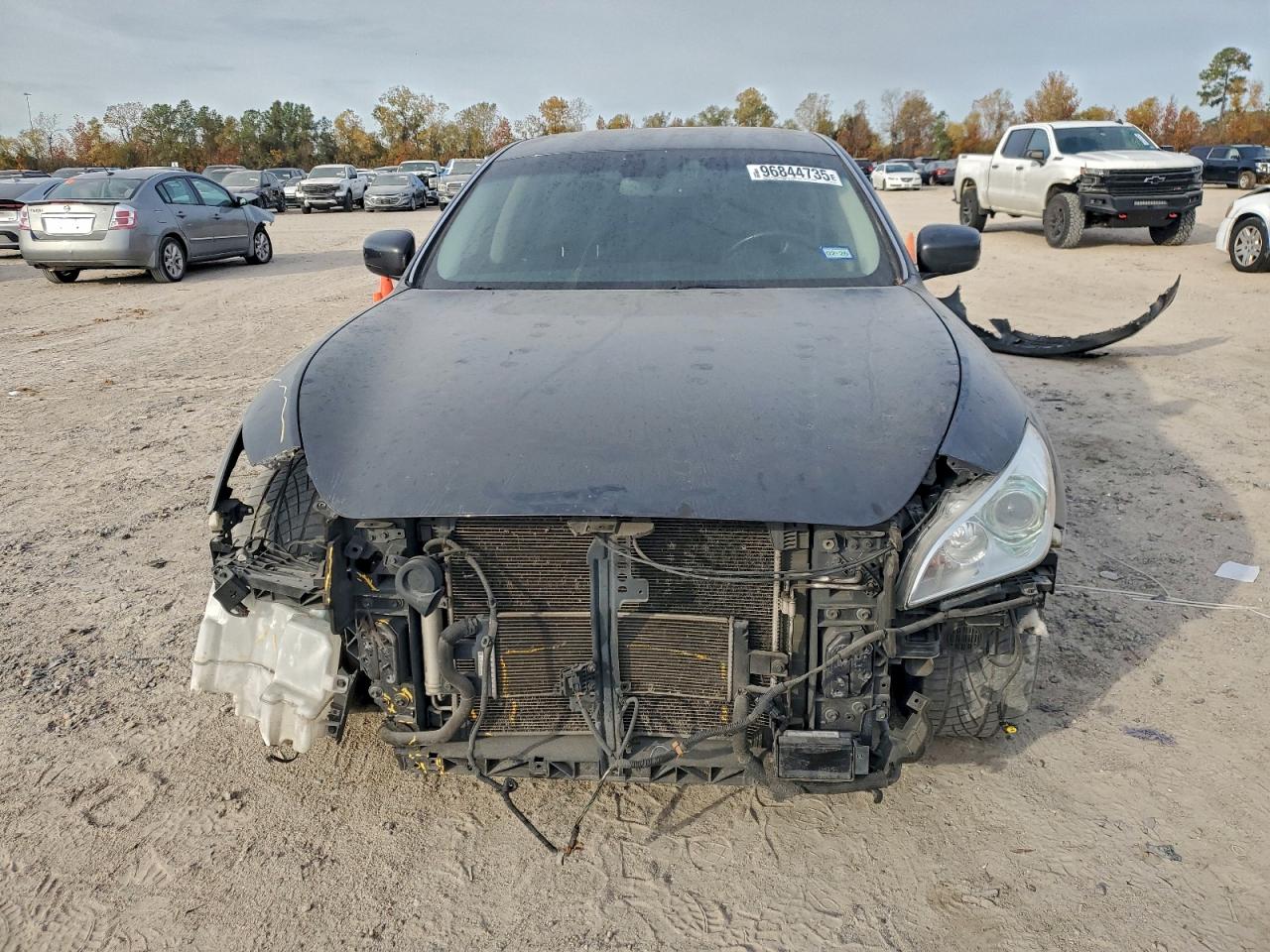 2012 Infiniti M35h Gray vin: JN1EY1AP4CM910573