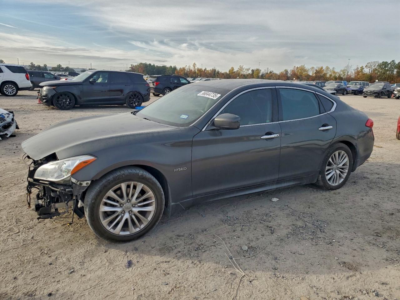 2012 Infiniti M35h Серый vin: JN1EY1AP4CM910573