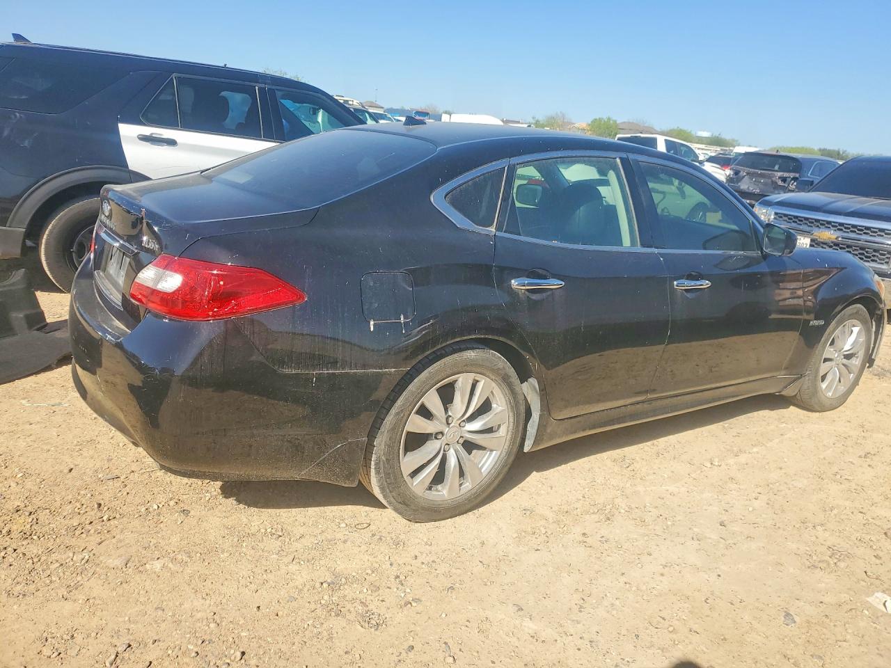 2012 Infiniti M35h Base Black vin: JN1EY1AP5CM910386