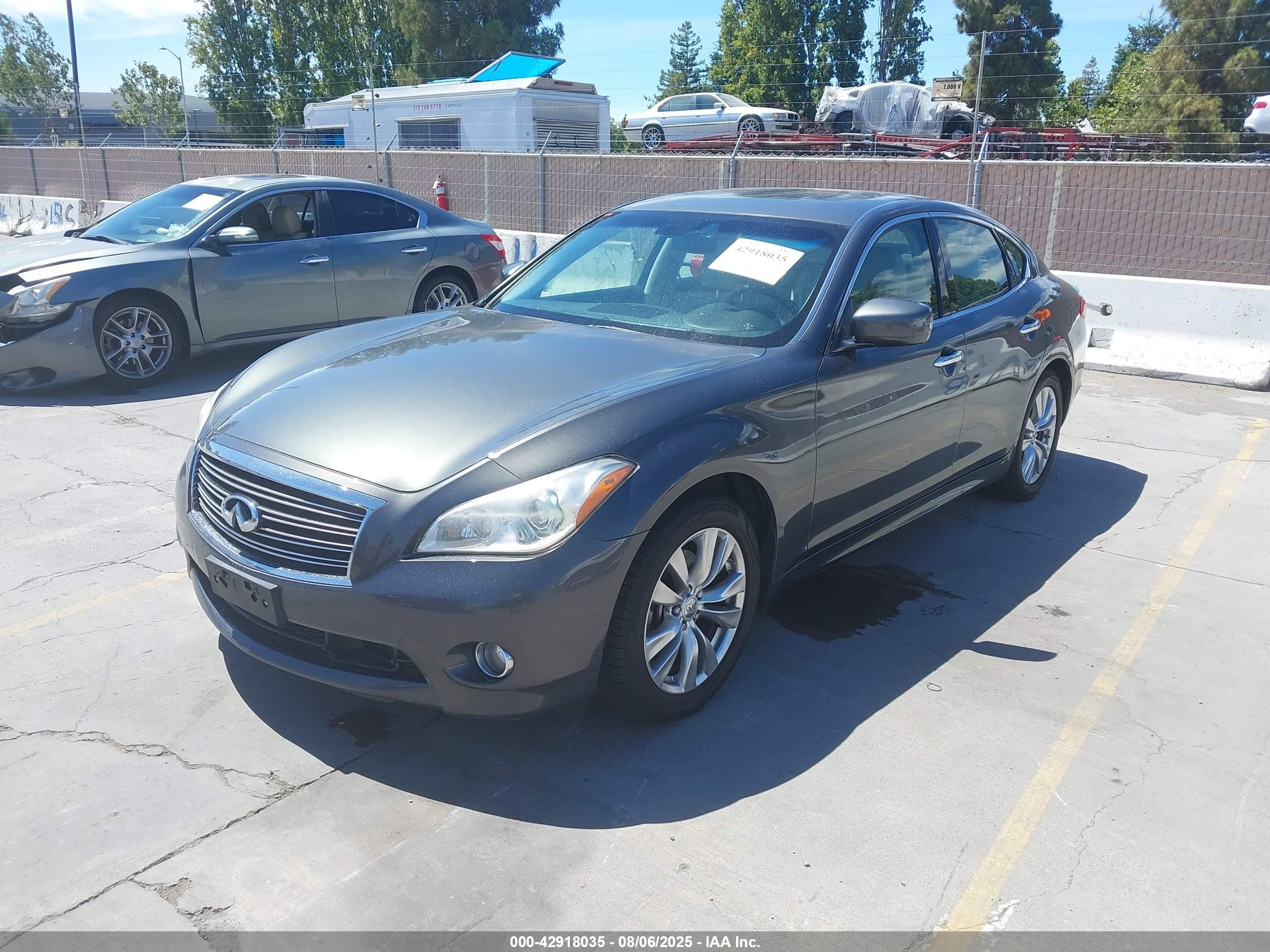 2012 Infiniti M35h   Gray vin: JN1EY1AP5CM910517