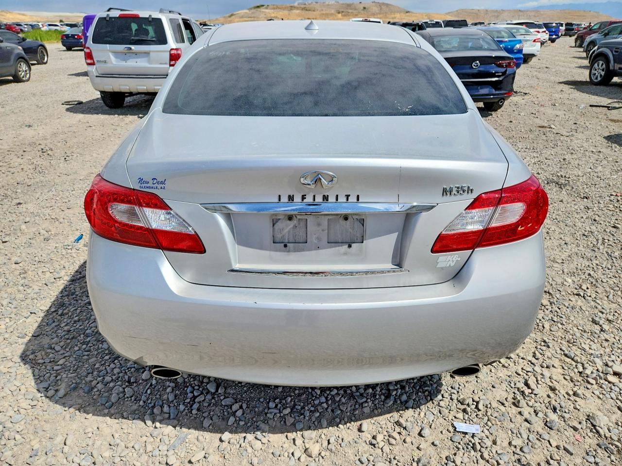 2012 Infiniti M35h Base Silver vin: JN1EY1AP5CM910663