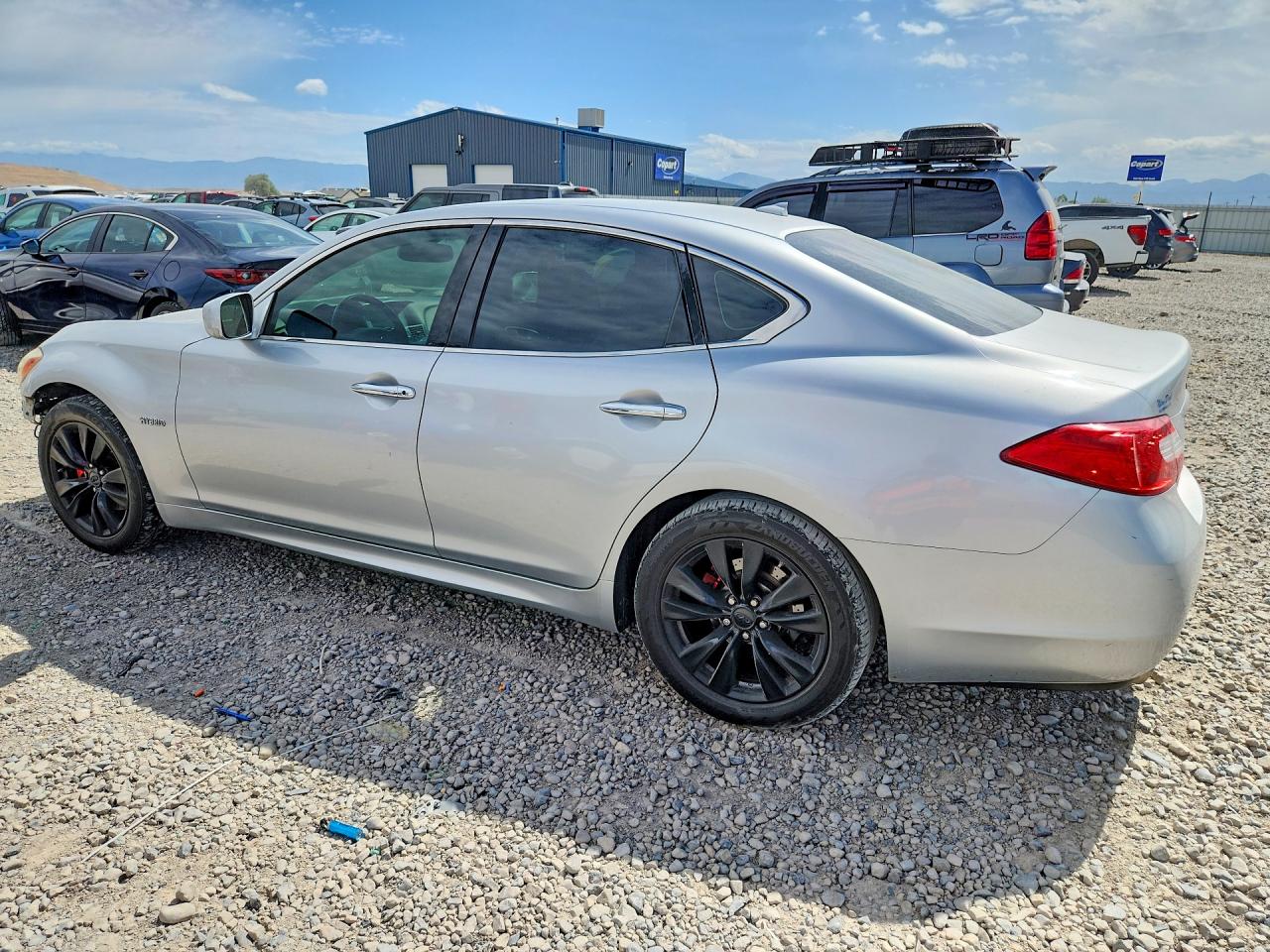 2012 Infiniti M35h Base Silver vin: JN1EY1AP5CM910663