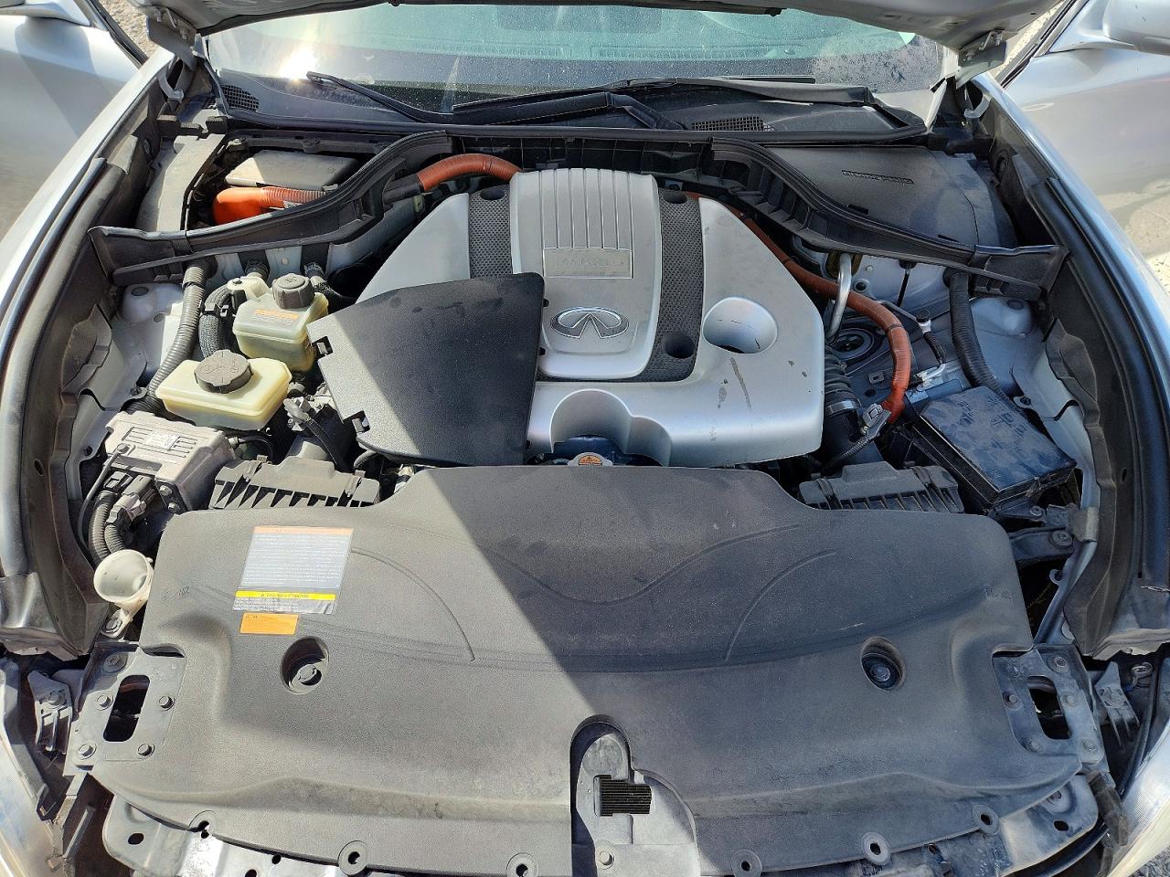 2012 Infiniti M35h Base Silver vin: JN1EY1AP5CM910663