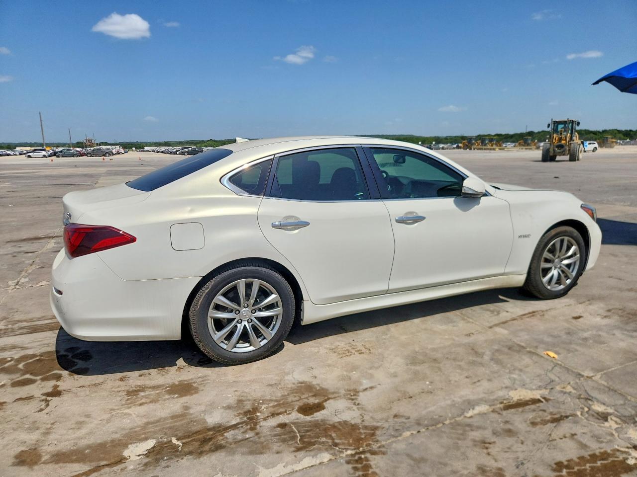 2015 Infiniti Q70 Hybrid White vin: JN1EY1AP5FM510011