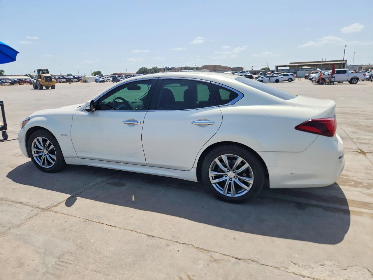 2015 Infiniti Q70 Hybrid White vin: JN1EY1AP5FM510011