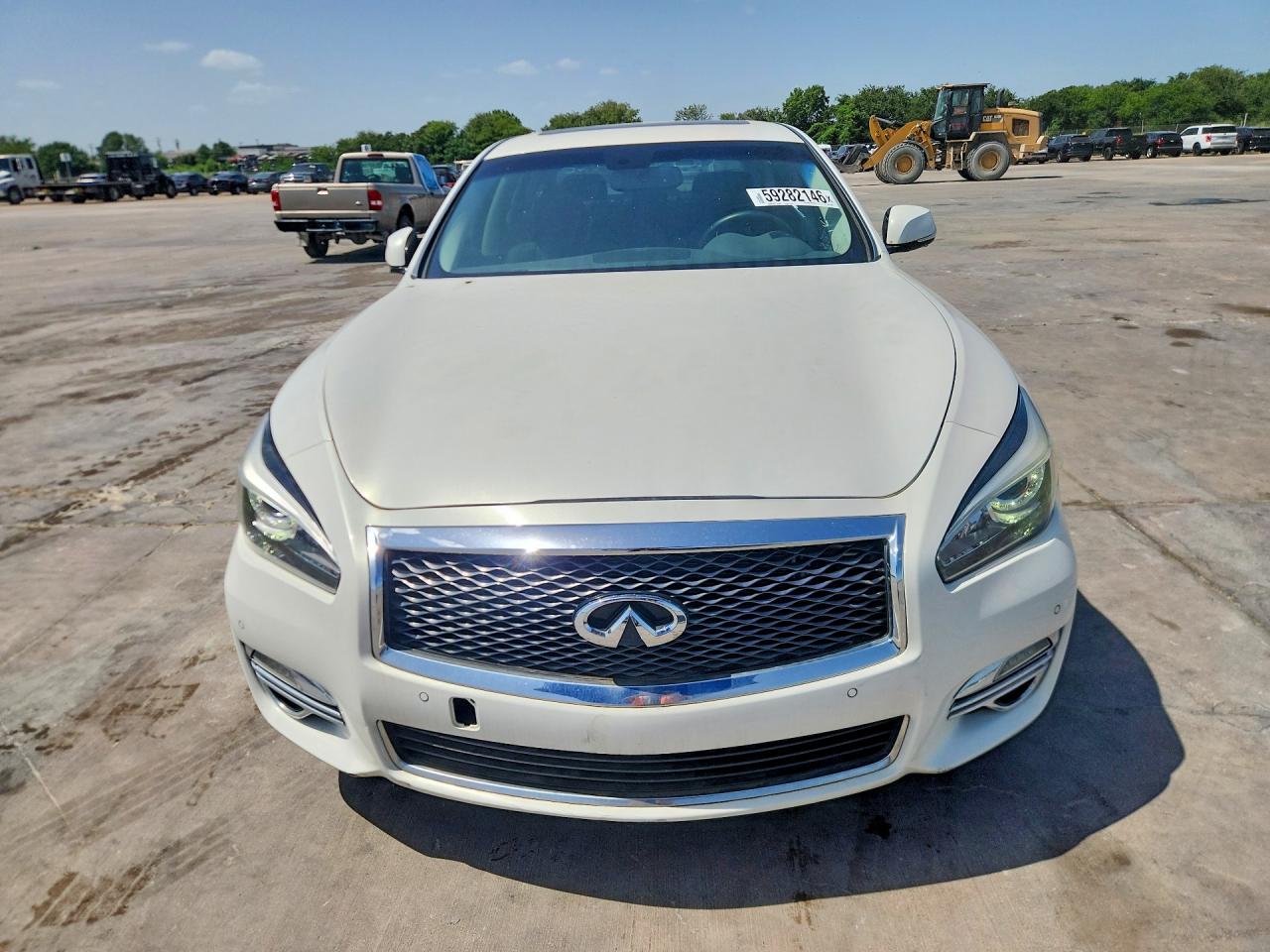 2015 Infiniti Q70 Hybrid White vin: JN1EY1AP5FM510011