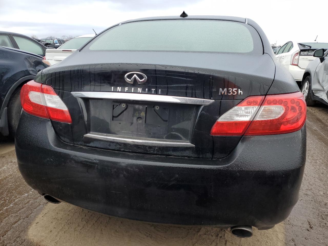 2012 Infiniti M35h Black vin: JN1EY1AP6CM910025