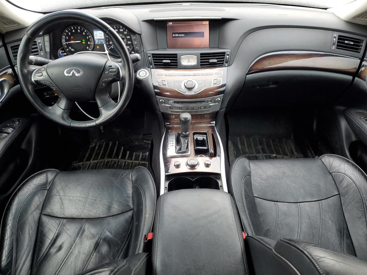 2012 Infiniti M35h Black vin: JN1EY1AP6CM910025