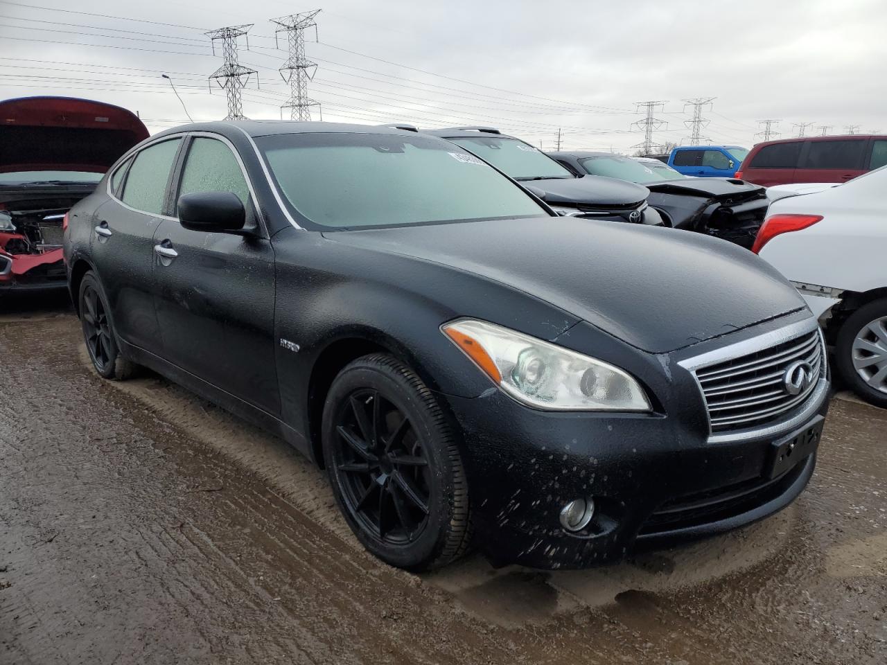 2012 Infiniti M35h Black vin: JN1EY1AP6CM910025