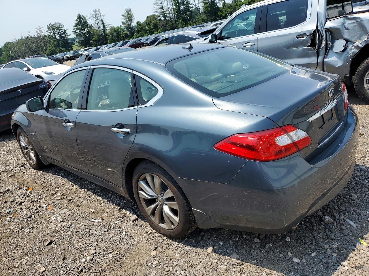2012 Infiniti M35h Base Gray vin: JN1EY1AP6CM910672