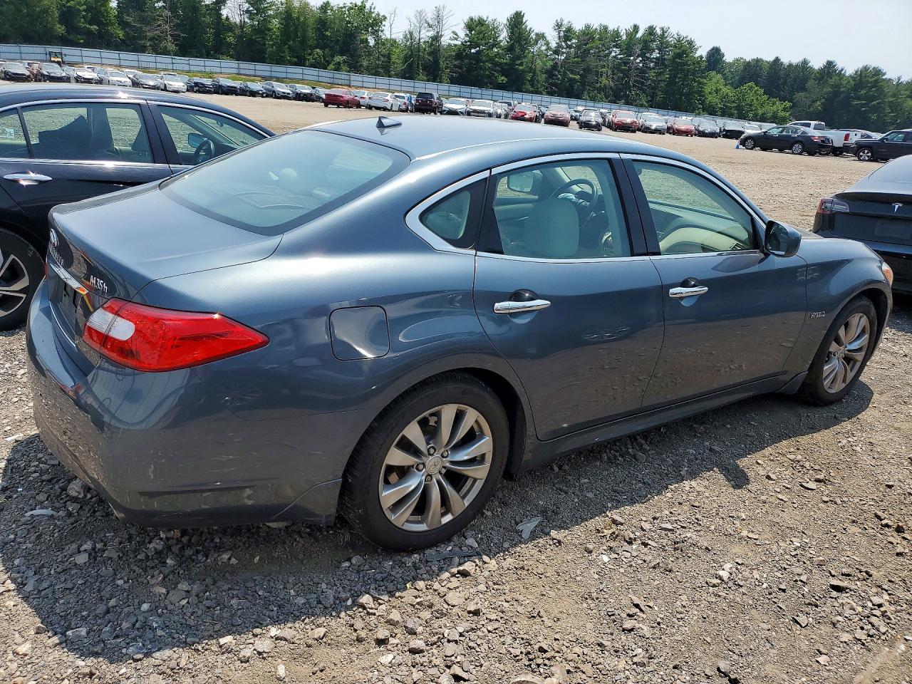 2012 Infiniti M35h Base Gray vin: JN1EY1AP6CM910672