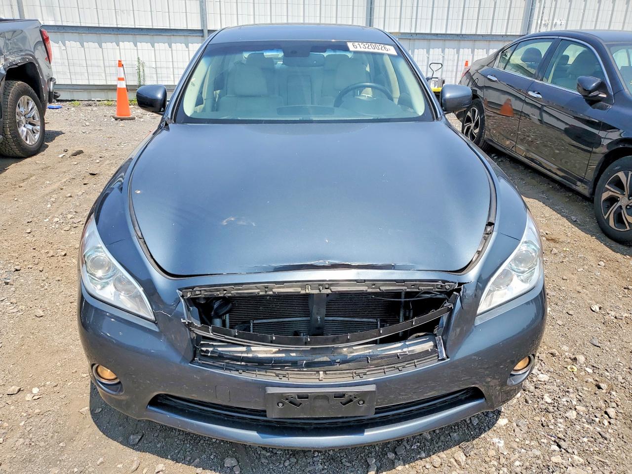 2012 Infiniti M35h Base Gray vin: JN1EY1AP6CM910672
