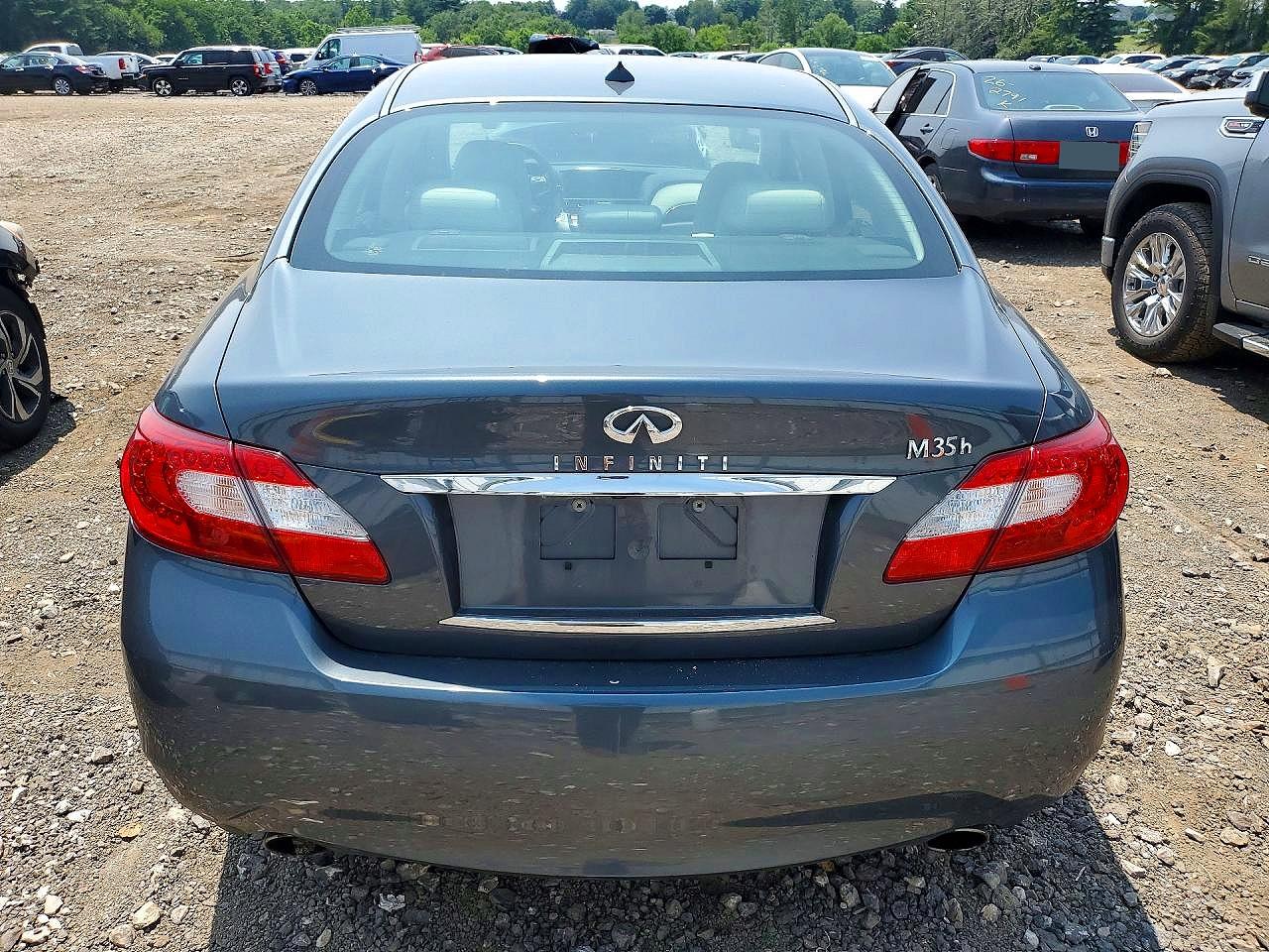 2012 Infiniti M35h Base Gray vin: JN1EY1AP6CM910672