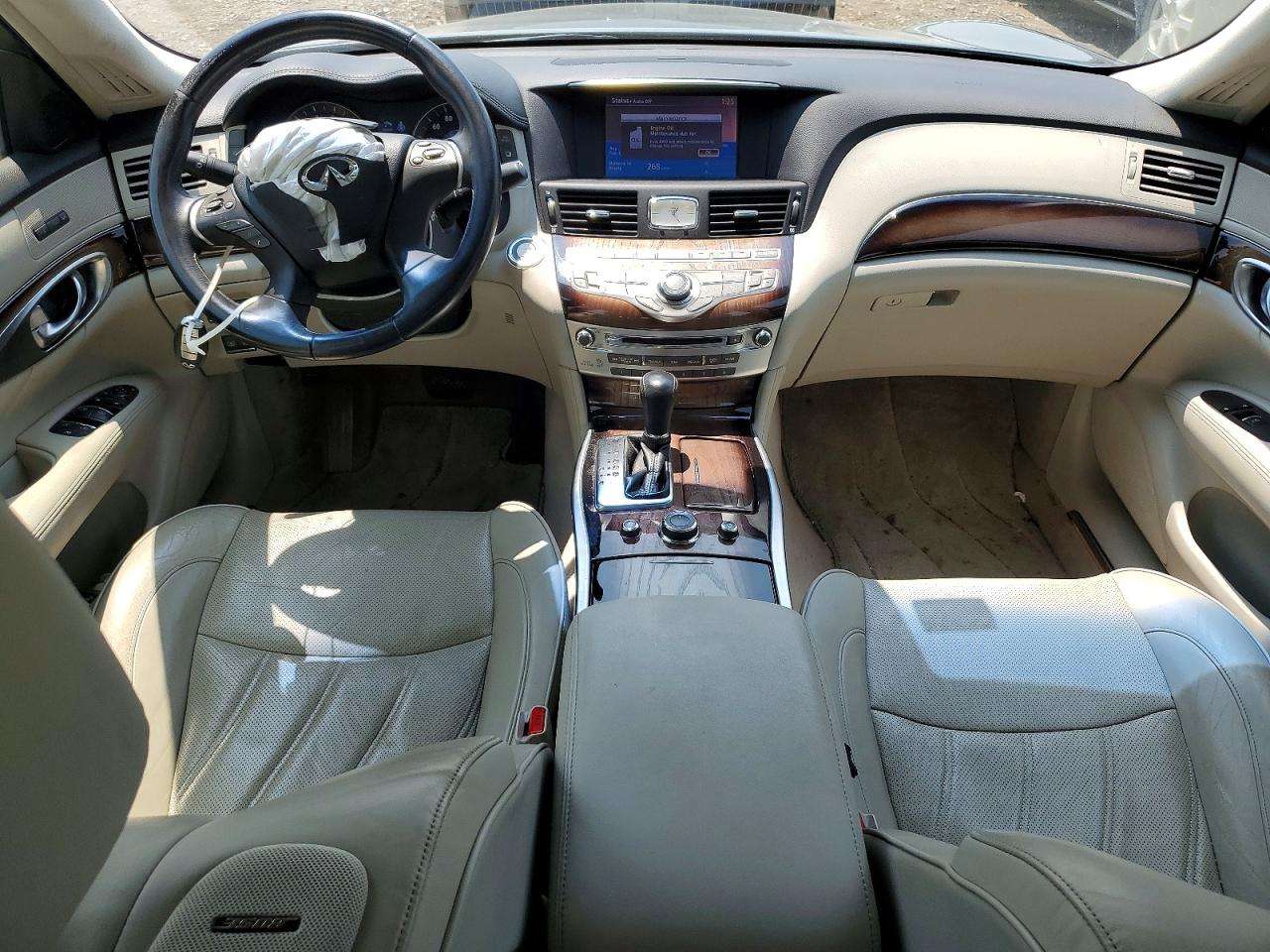 2012 Infiniti M35h Base Gray vin: JN1EY1AP6CM910672