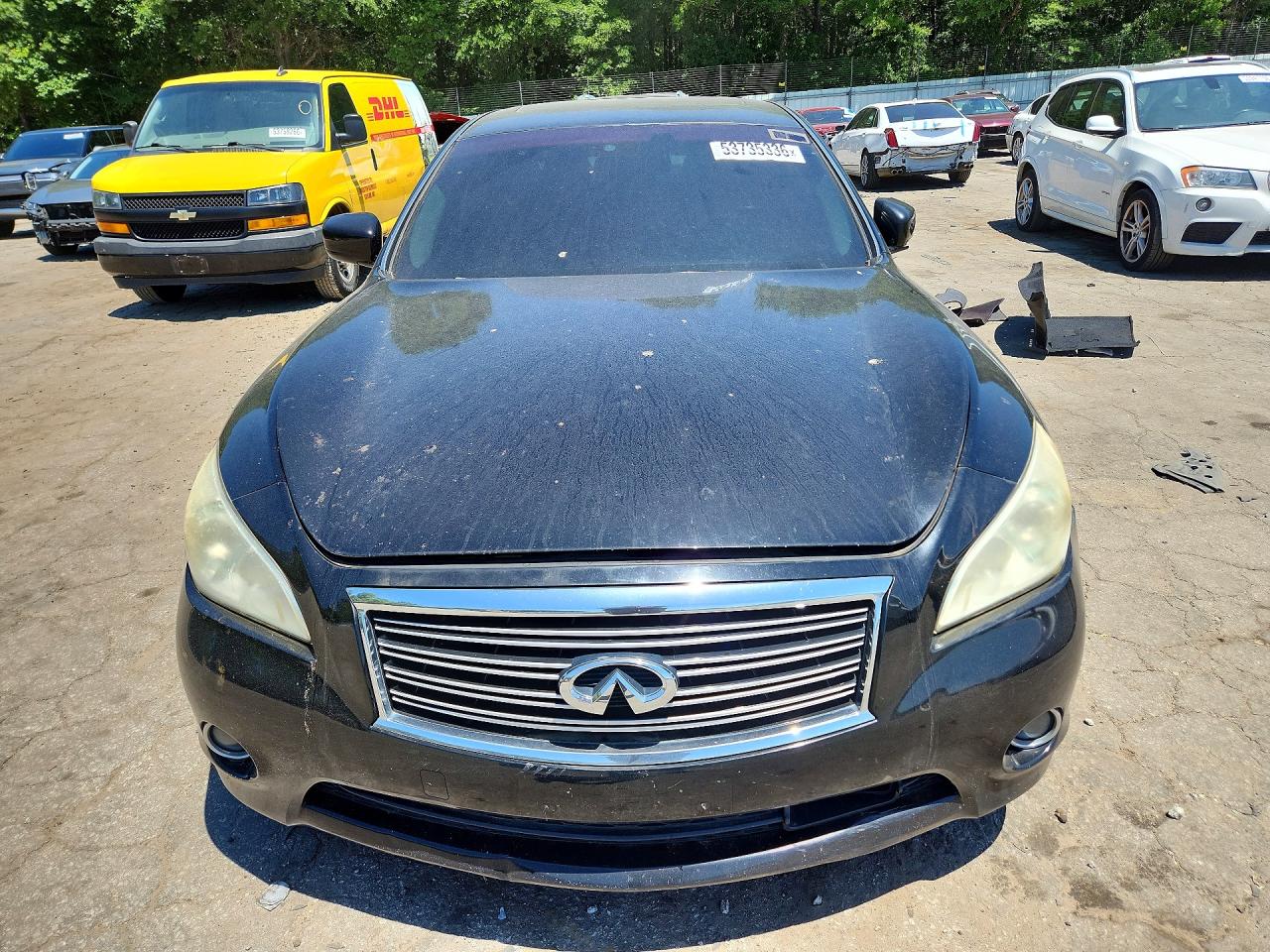 2012 Infiniti M35h Base Black vin: JN1EY1AP7CM910275