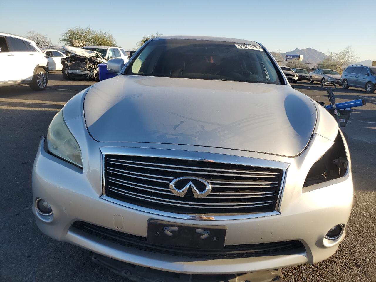 2012 Infiniti M35h Серебряный vin: JN1EY1AP7CM910339