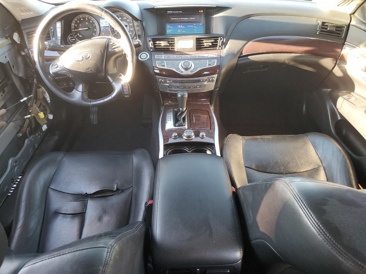 2012 Infiniti M35h Серебряный vin: JN1EY1AP7CM910339