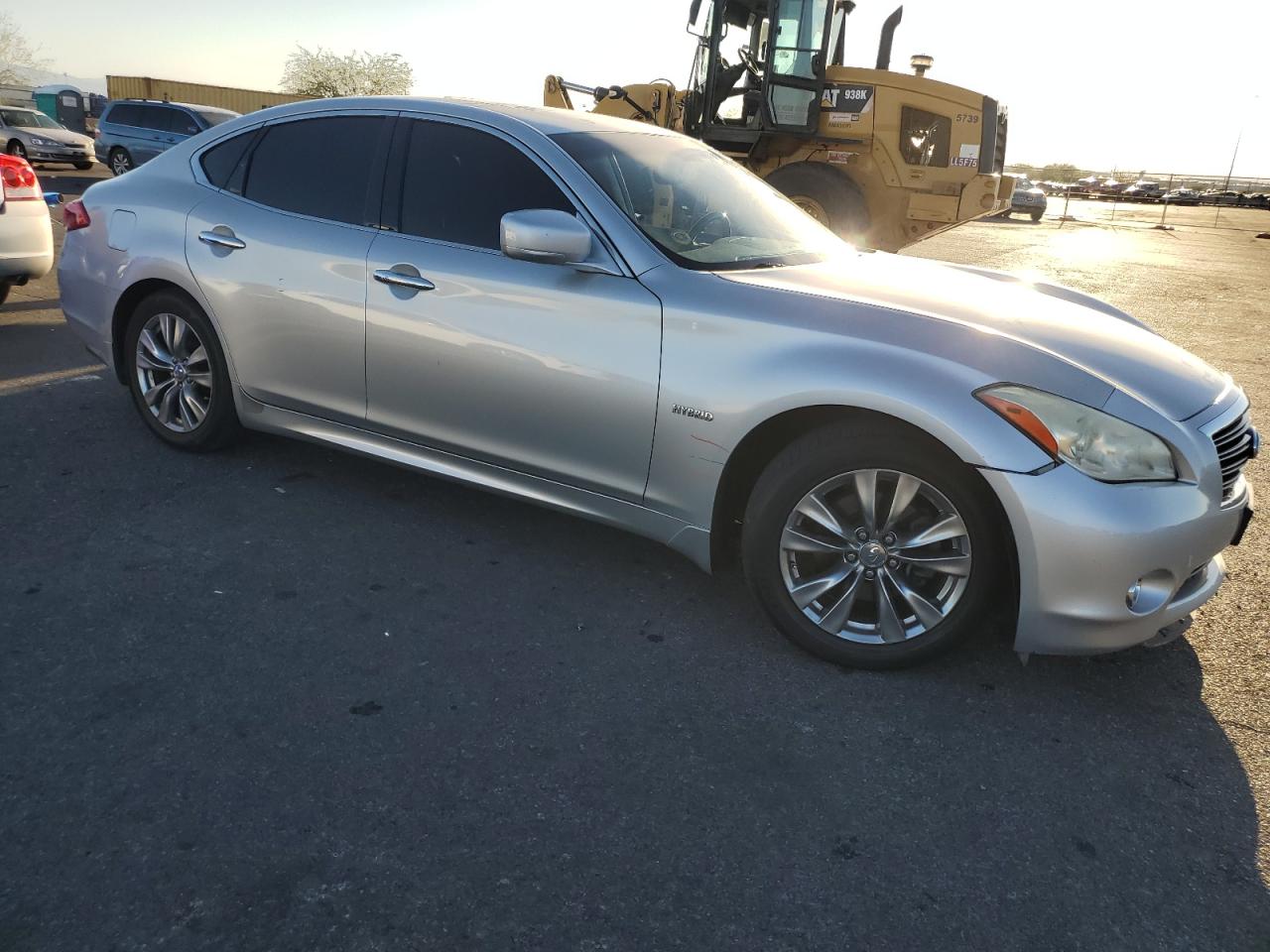 2012 Infiniti M35h Серебряный vin: JN1EY1AP7CM910339