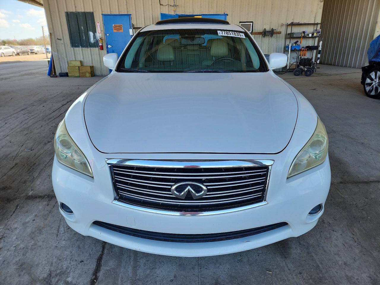 2012 Infiniti M35h White vin: JN1EY1AP7CM910566