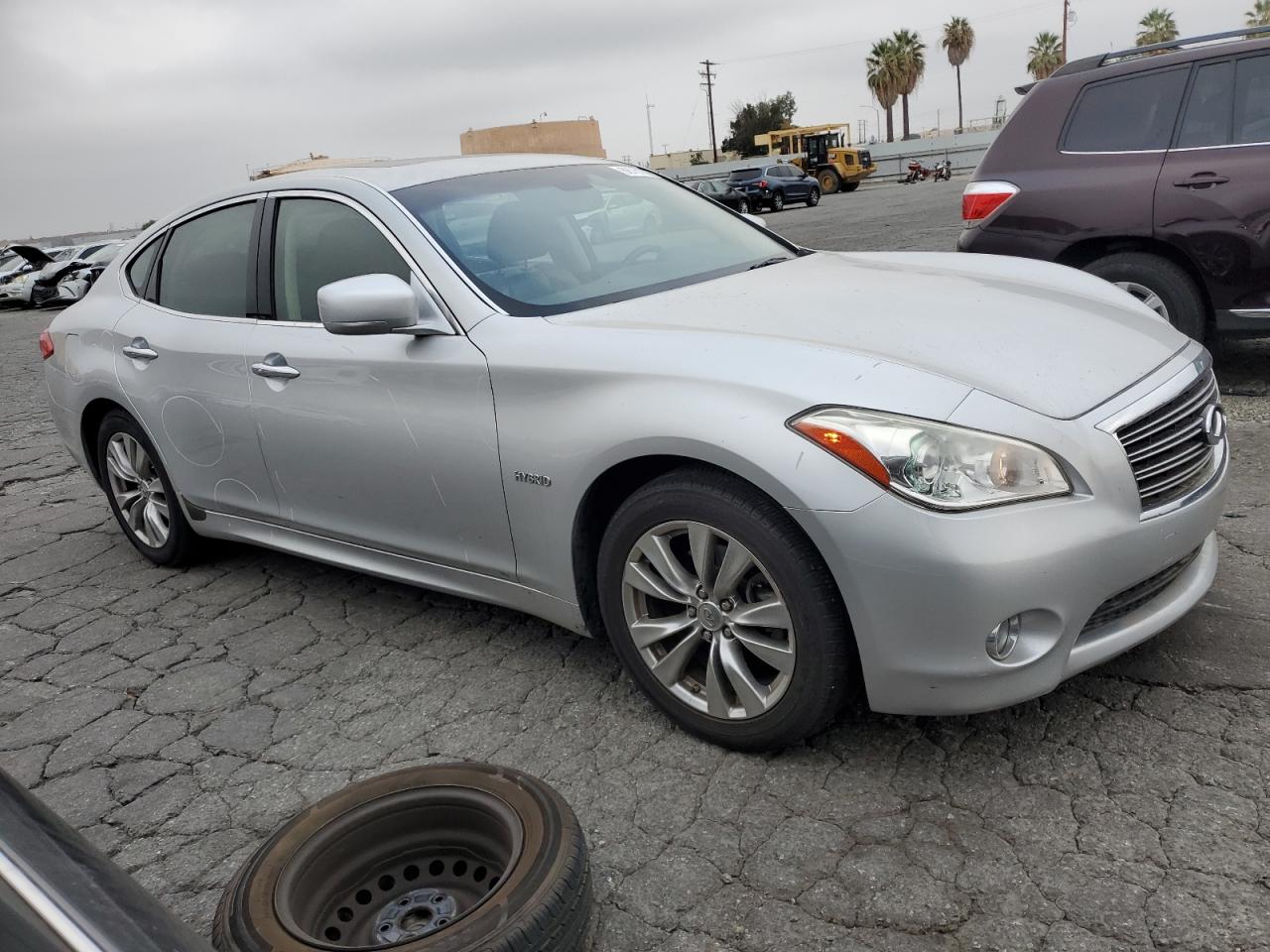 2012 Infiniti M35h Silver vin: JN1EY1AP8CM910060