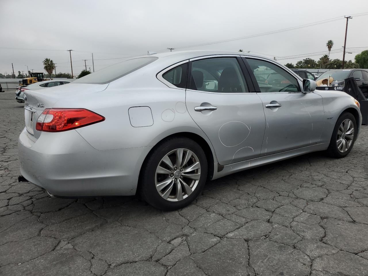 2012 Infiniti M35h Silver vin: JN1EY1AP8CM910060