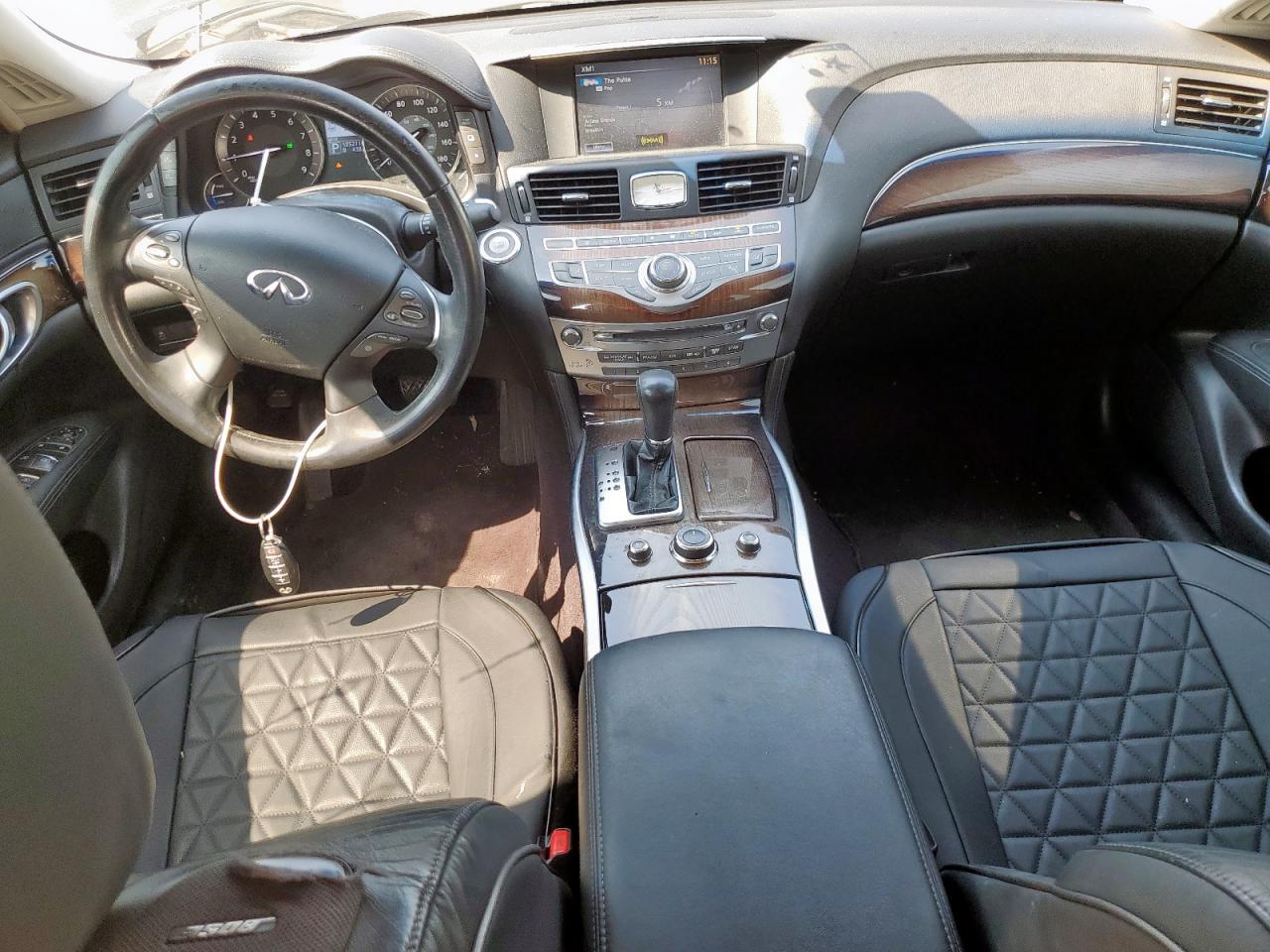 2012 Infiniti M35h Black vin: JN1EY1AP8CM910317