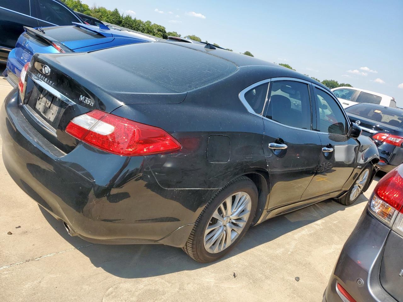 2012 Infiniti M35h Black vin: JN1EY1AP8CM910317