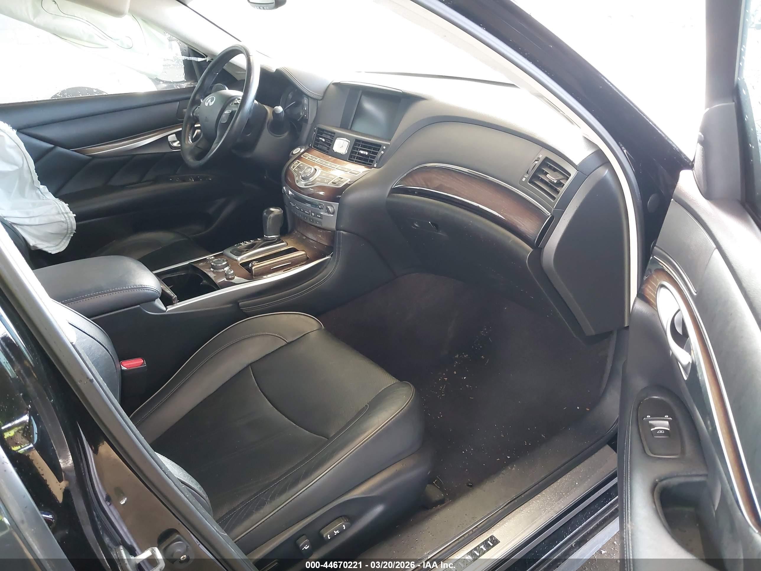 2012 Infiniti M35h   Black vin: JN1EY1AP9CM910326