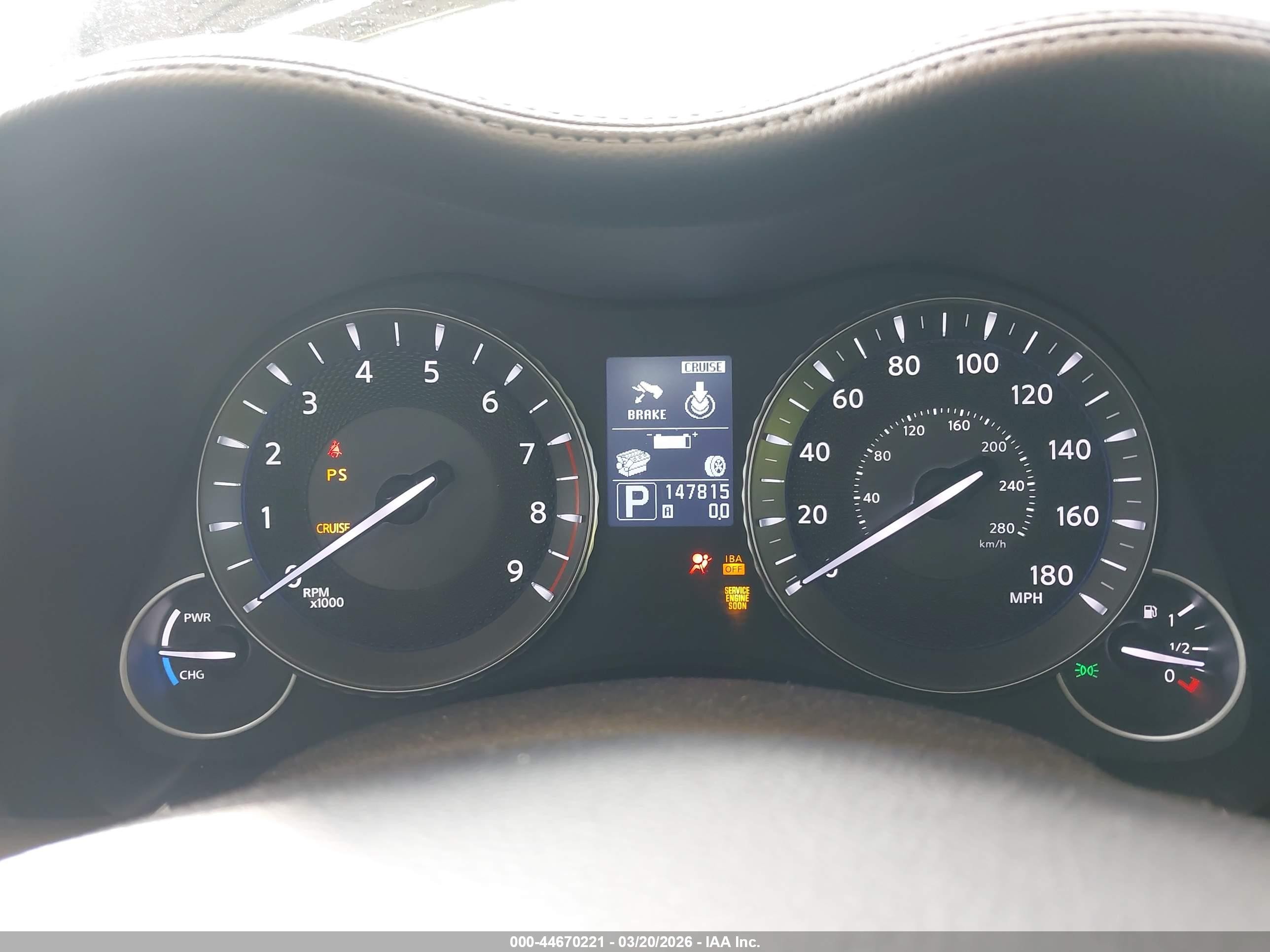 2012 Infiniti M35h   Black vin: JN1EY1AP9CM910326