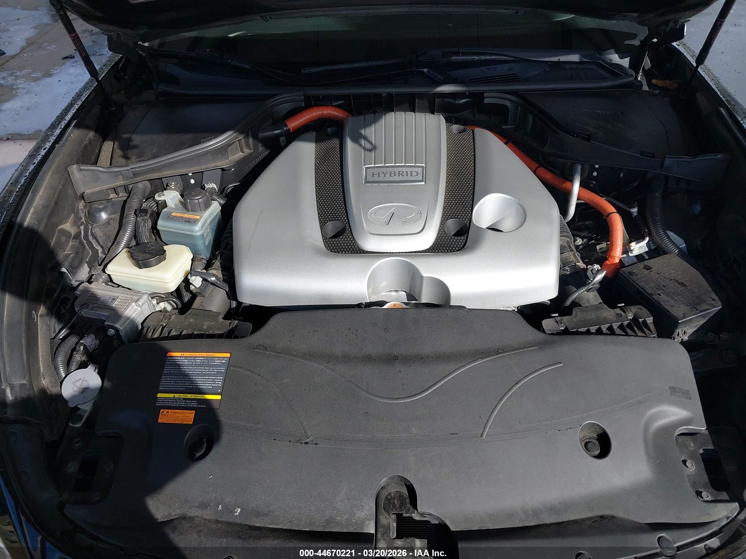 2012 Infiniti M35h   Black vin: JN1EY1AP9CM910326