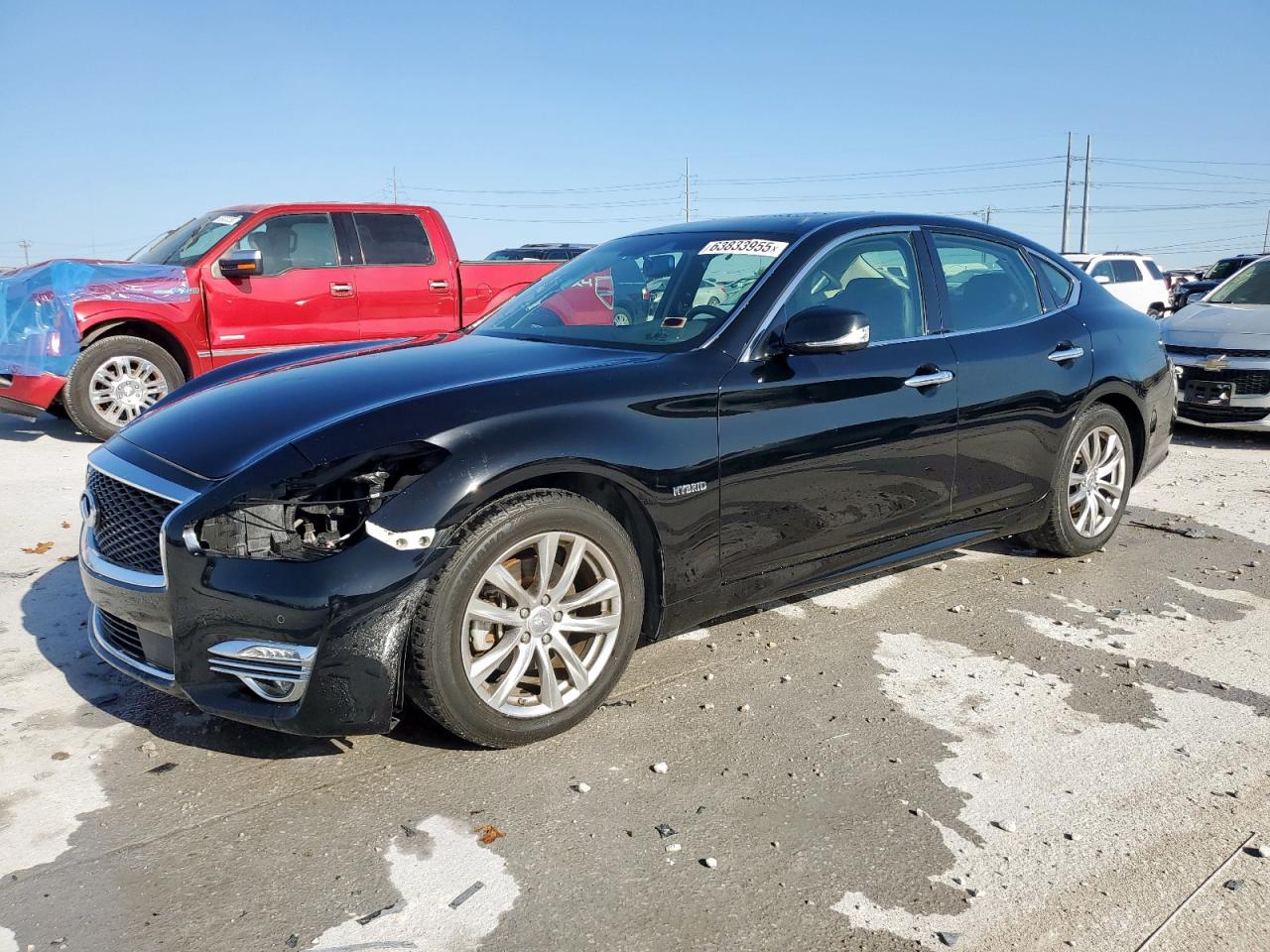 2015 Infiniti Q70 Hybrid Black vin: JN1EY1AP9FM510058