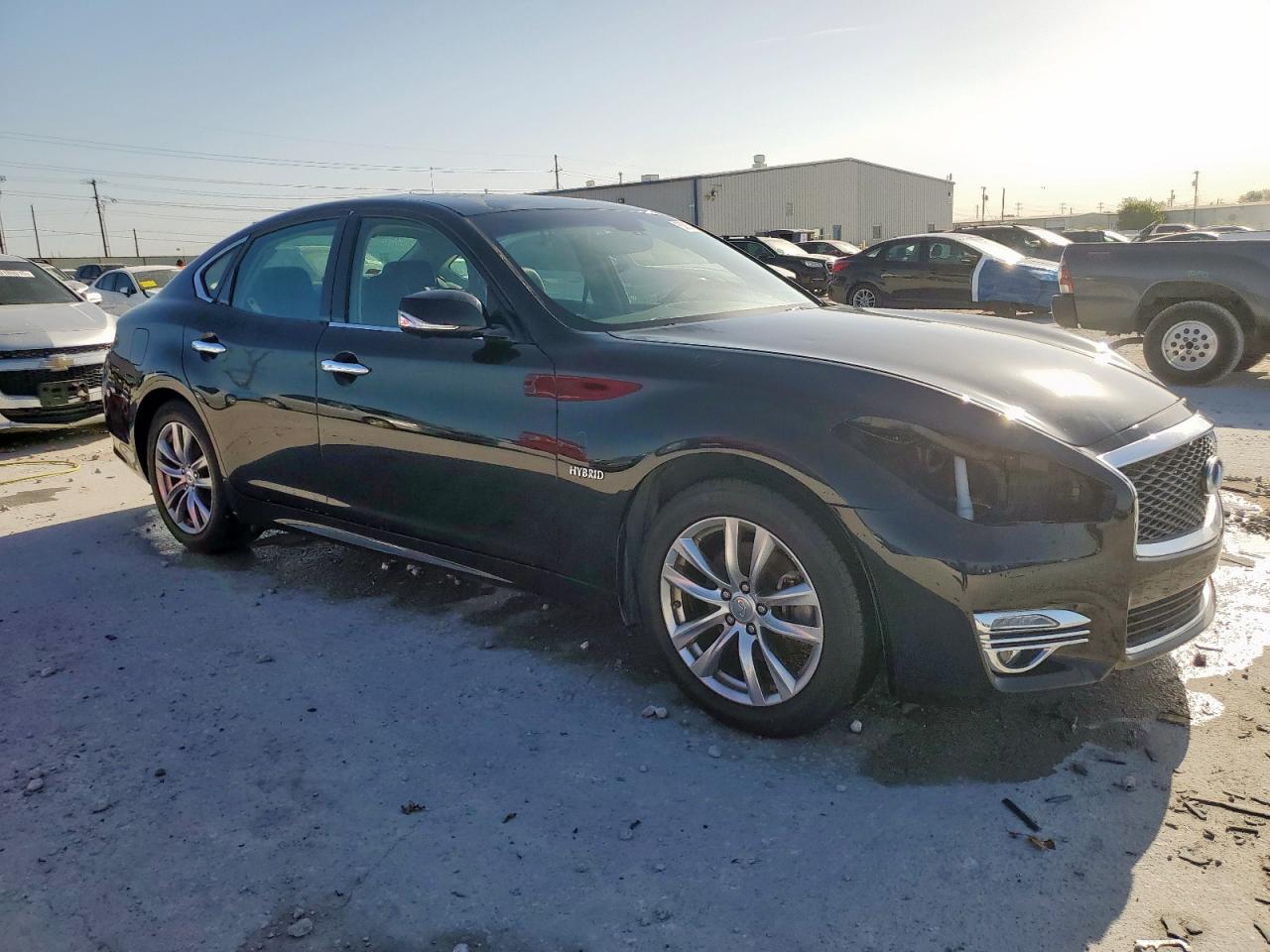 2015 Infiniti Q70 Hybrid Black vin: JN1EY1AP9FM510058
