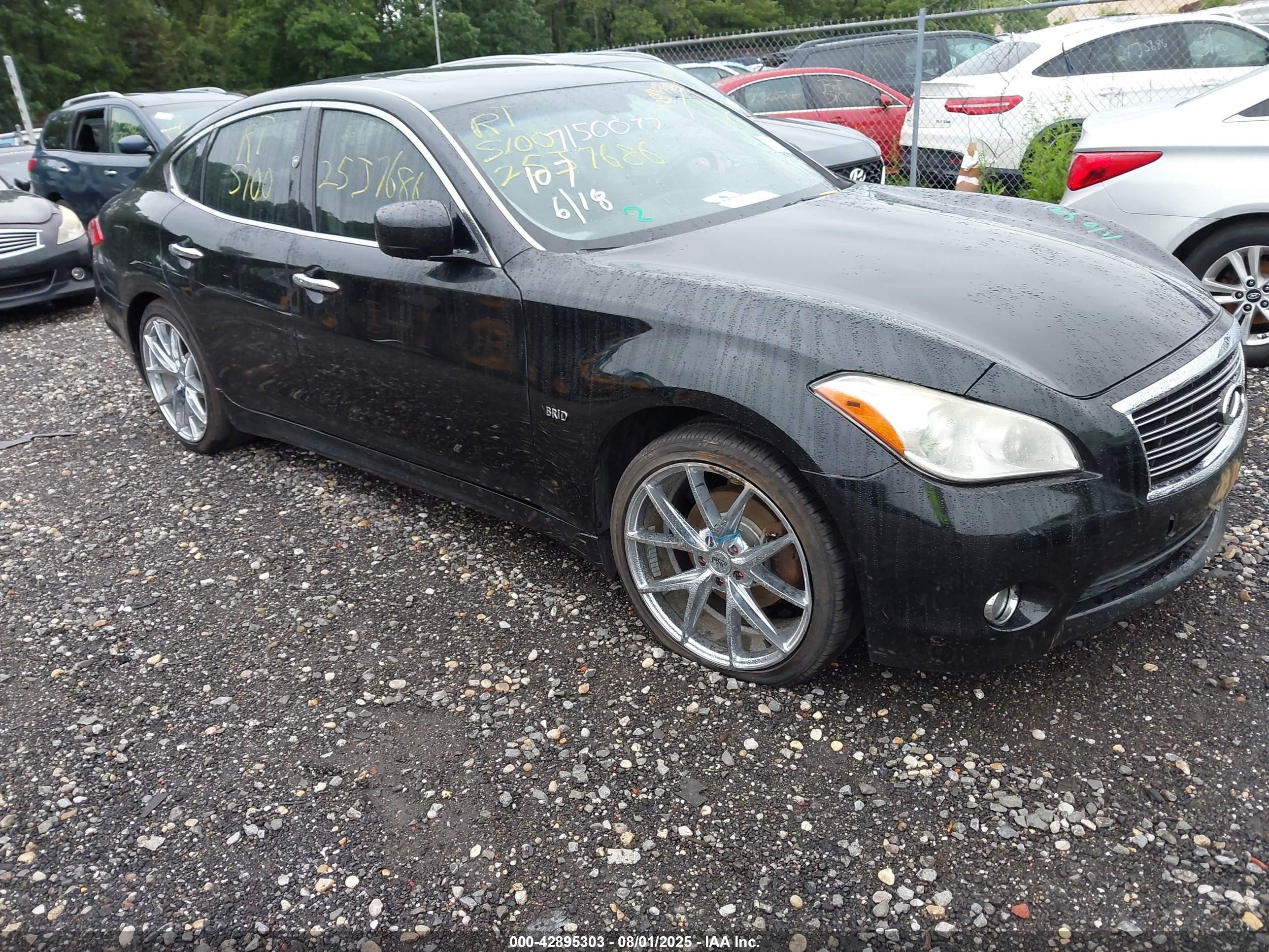 2012 Infiniti M35h   Черный vin: JN1EY1APXCM910271