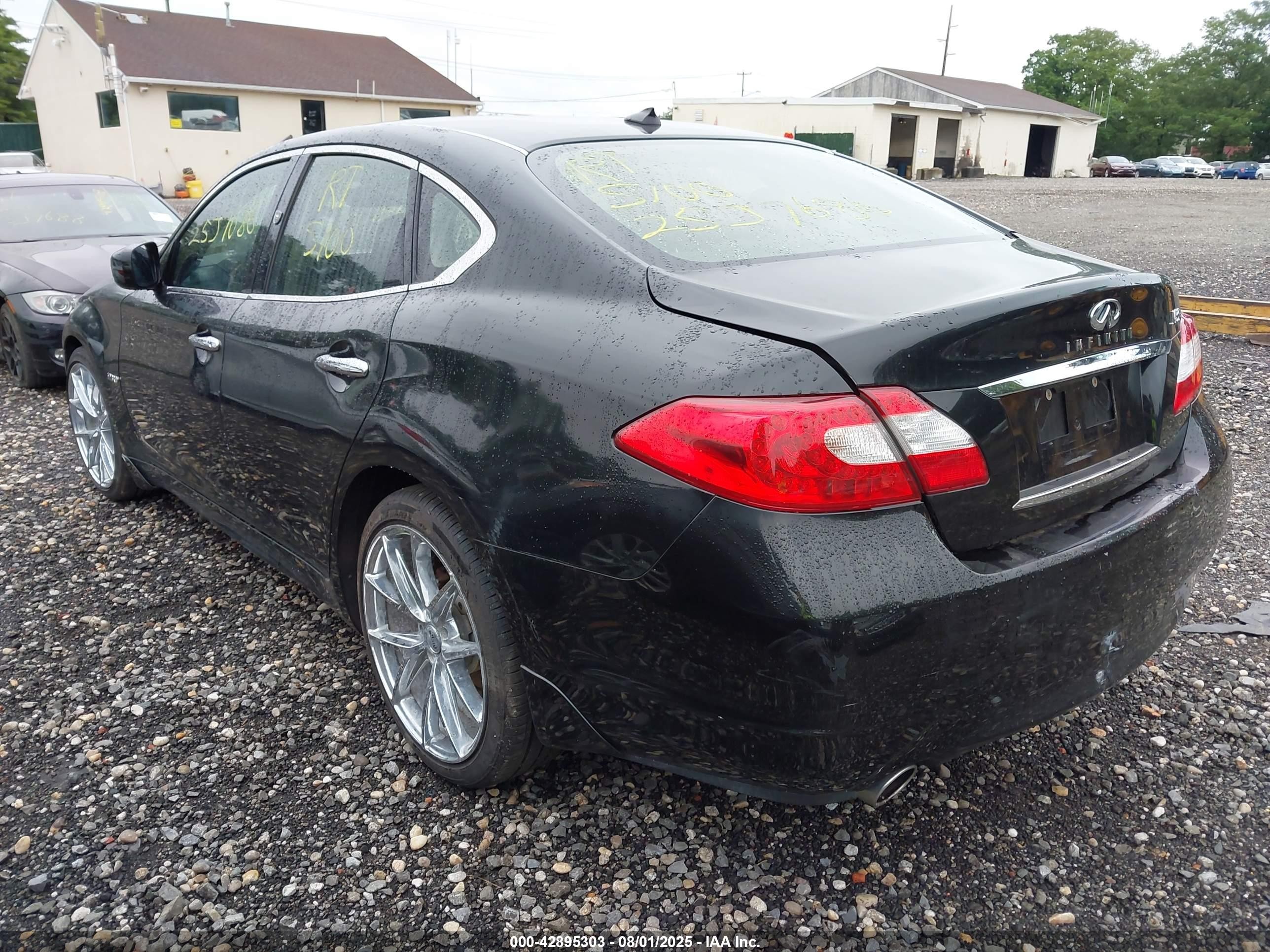 2012 Infiniti M35h   Черный vin: JN1EY1APXCM910271