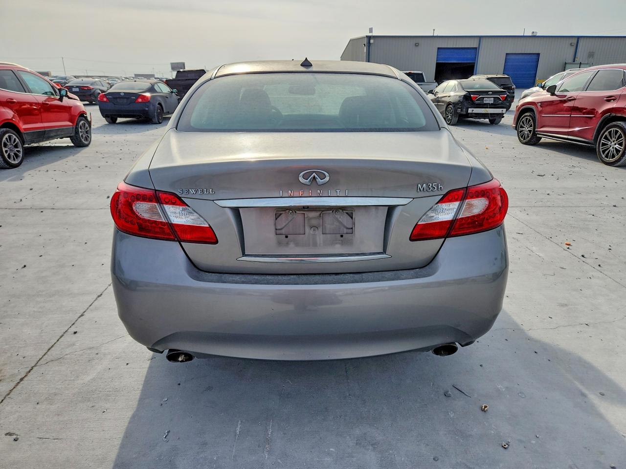 2012 Infiniti M35h Base Silver vin: JN1EY1APXCM910447