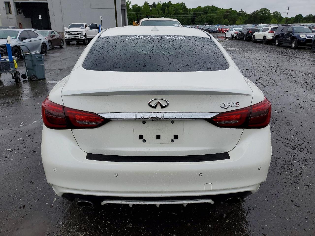 2019 Infiniti Q50 Red Sport 400 White vin: JN1FV7AP0KM760010