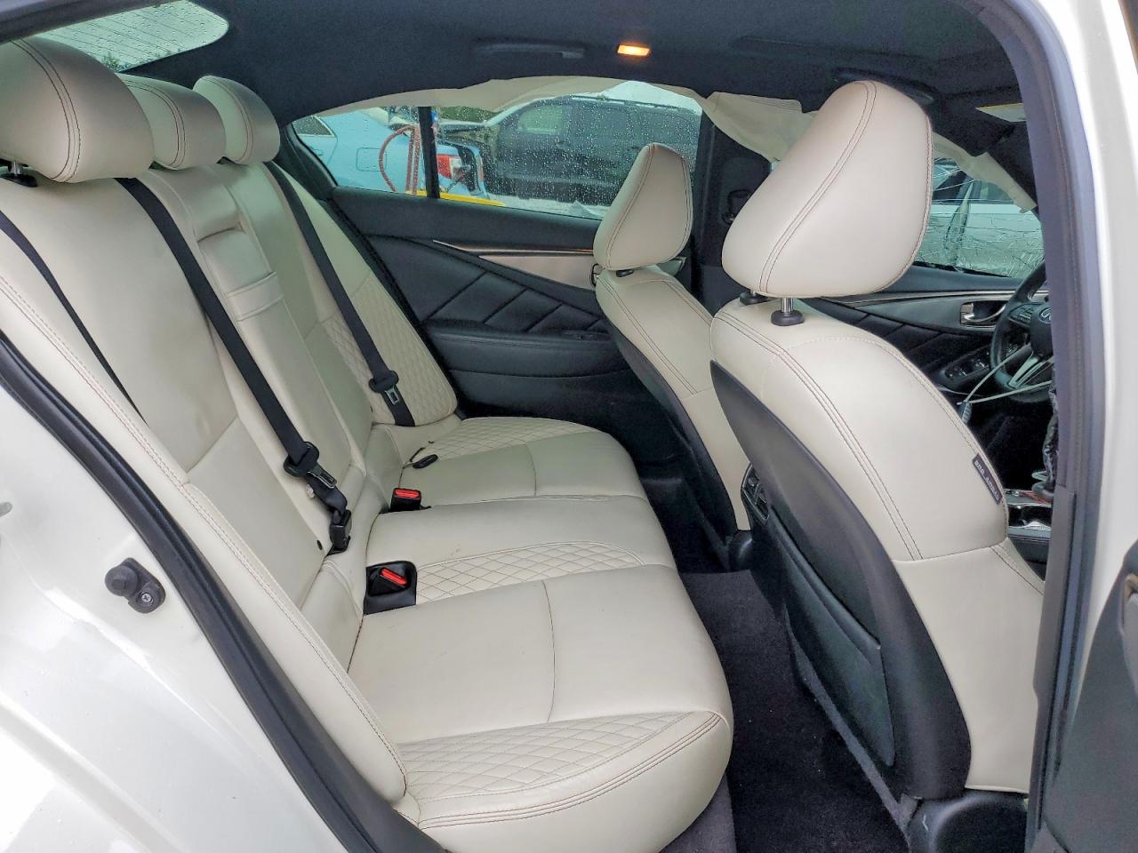 2019 Infiniti Q50 Red Sport 400 White vin: JN1FV7AP0KM760010
