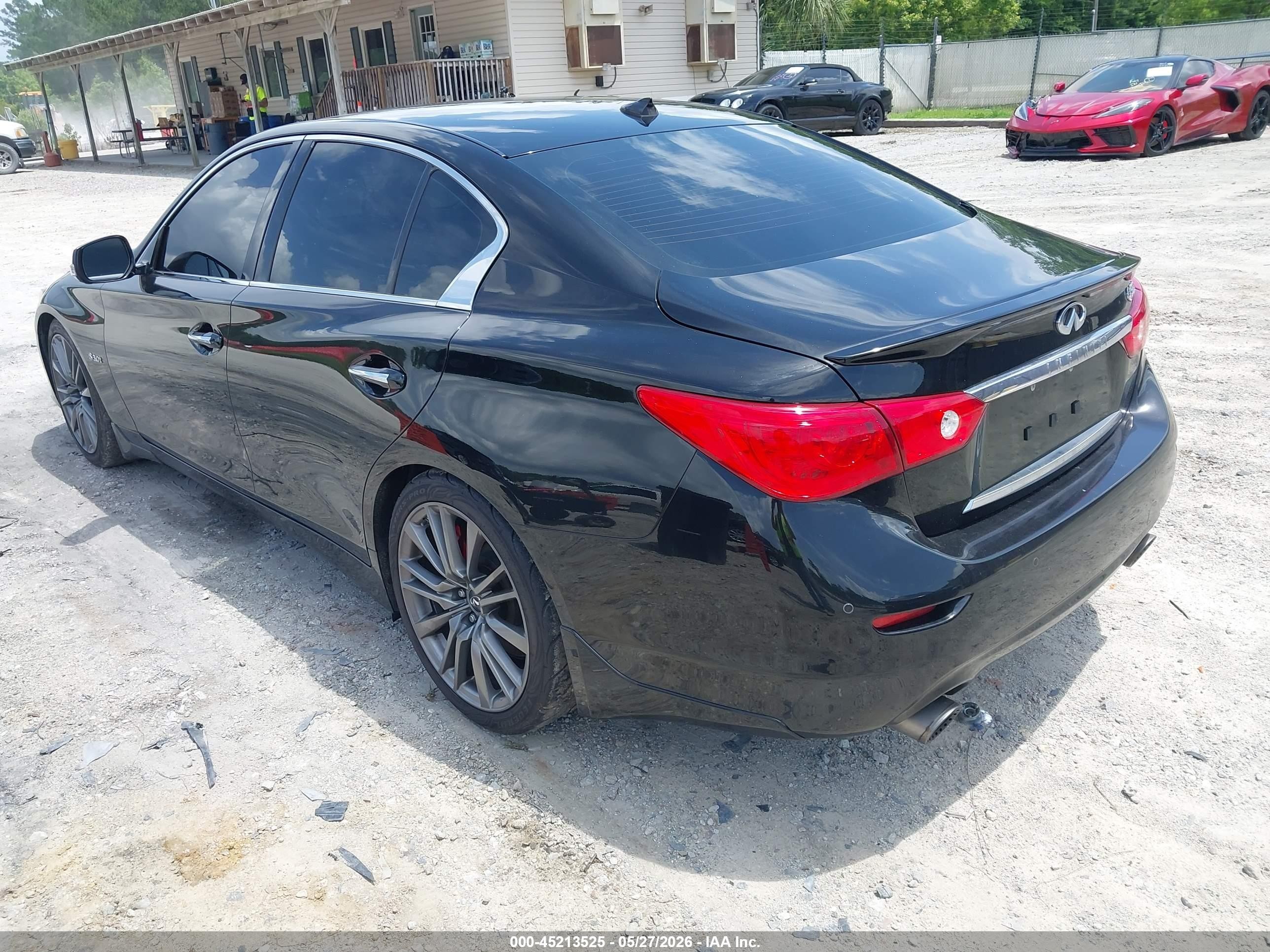 2017 Infiniti Q50 3.0t Red Sport 400 Black vin: JN1FV7AP1HM851151