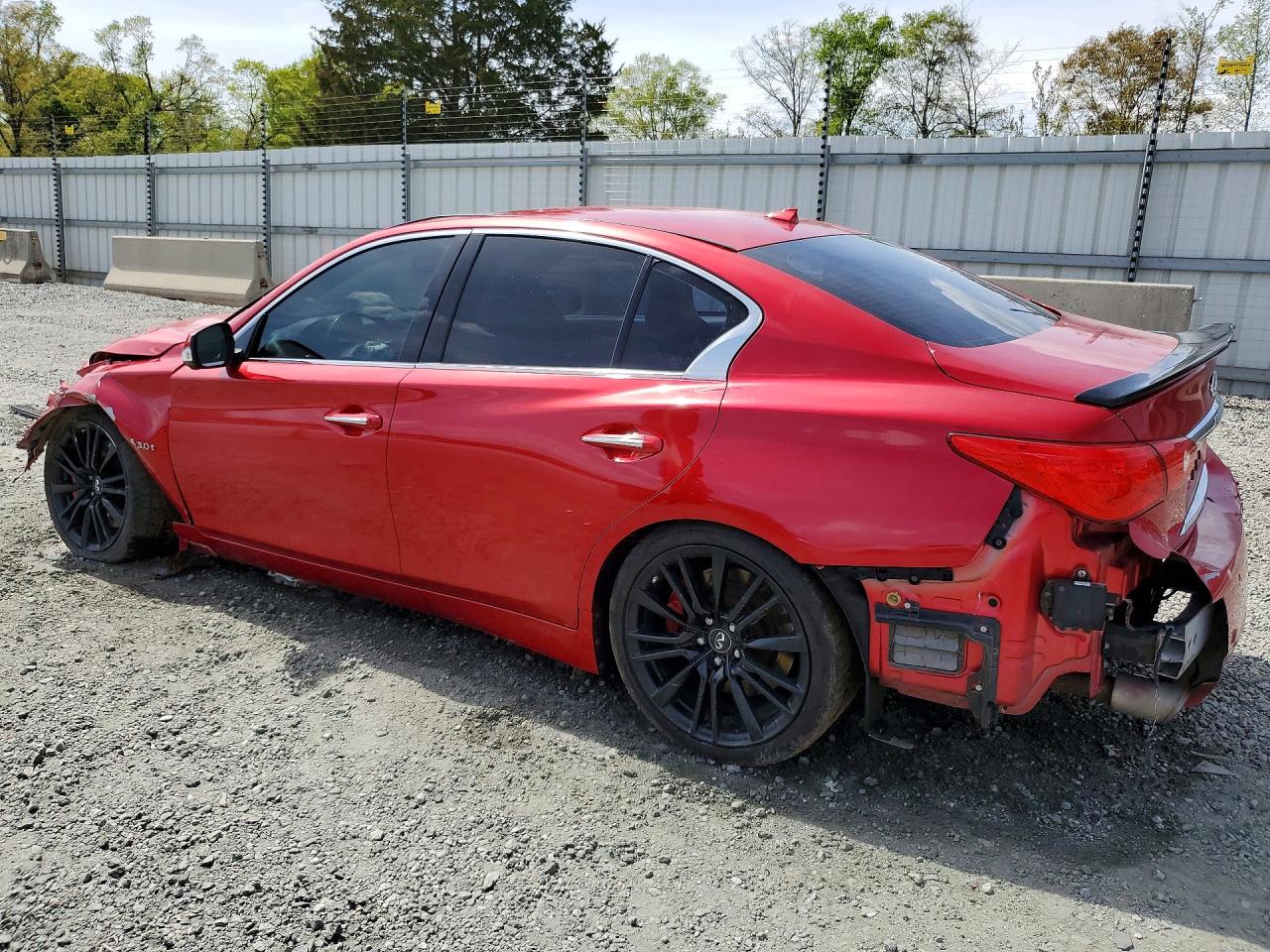 2017 Infiniti Q50 Red Sport 400 Red vin: JN1FV7AP3HM850678