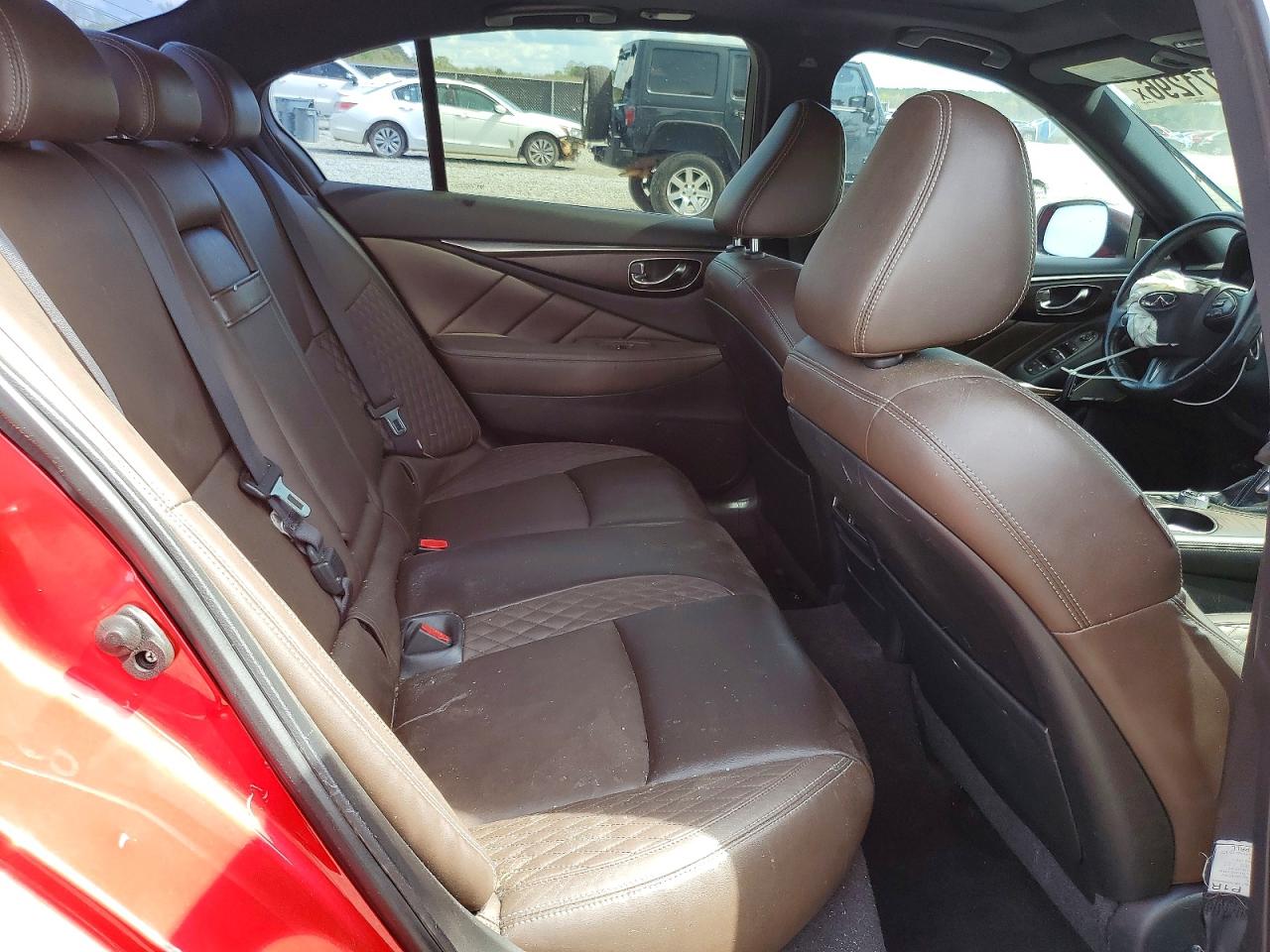 2017 Infiniti Q50 Red Sport 400 Red vin: JN1FV7AP3HM850678