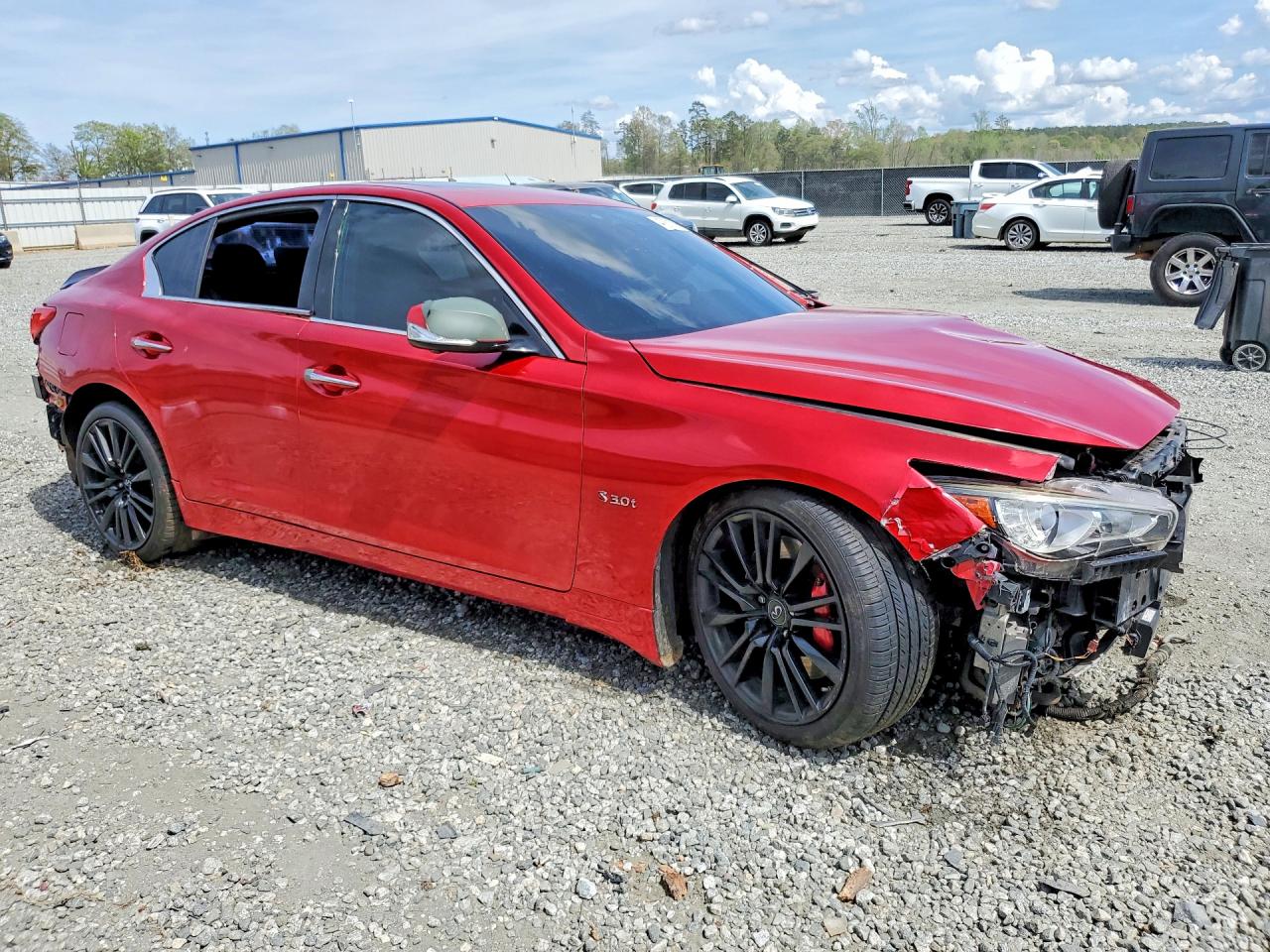 2017 Infiniti Q50 Red Sport 400 Red vin: JN1FV7AP3HM850678