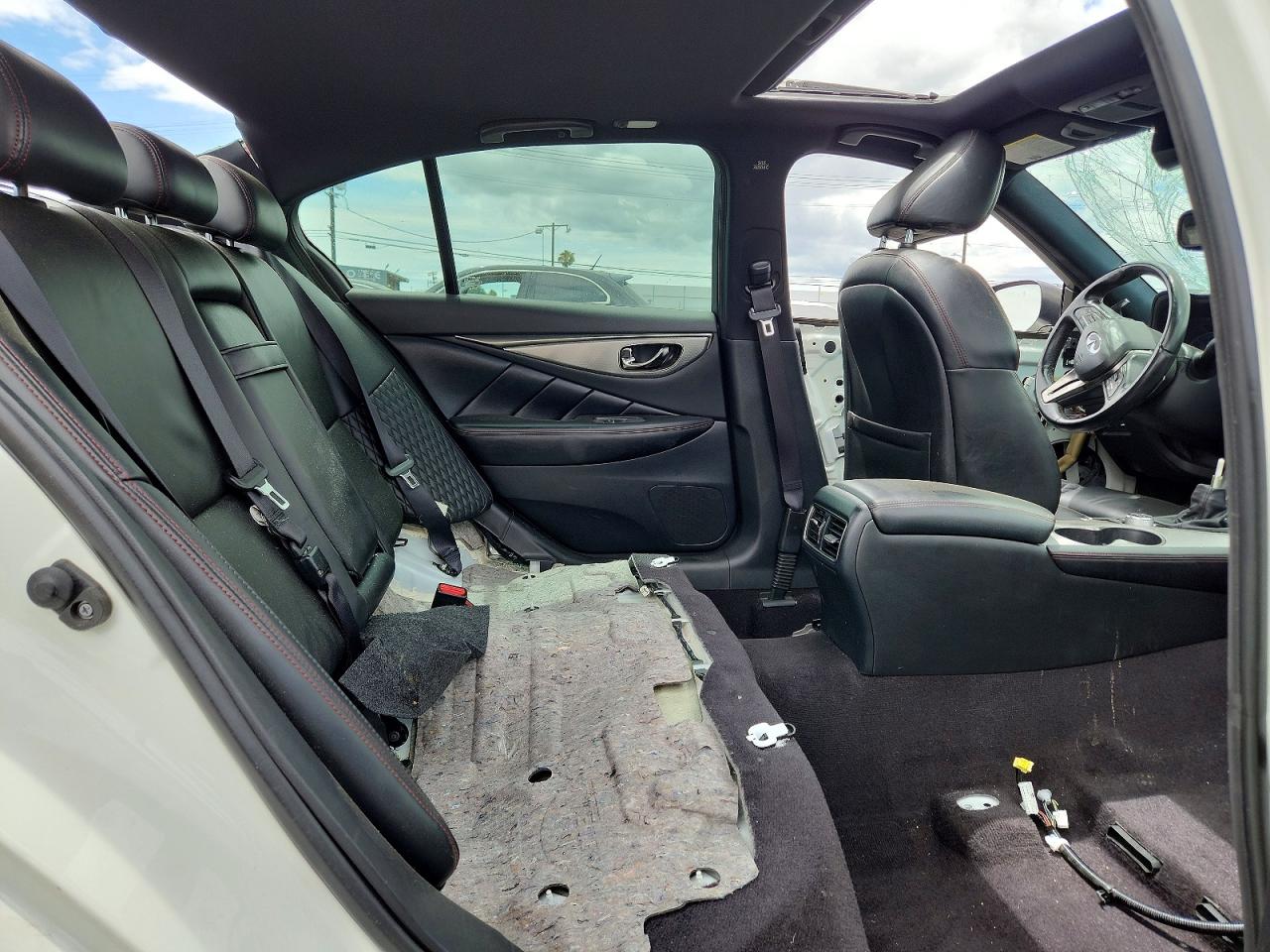 2019 Infiniti Q50 Red Sport 400 White vin: JN1FV7AP7KM760229