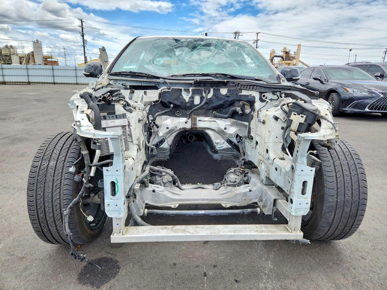 2019 Infiniti Q50 Red Sport 400 White vin: JN1FV7AP7KM760229
