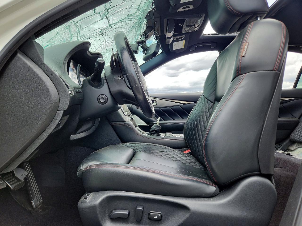 2019 Infiniti Q50 Red Sport 400 White vin: JN1FV7AP7KM760229