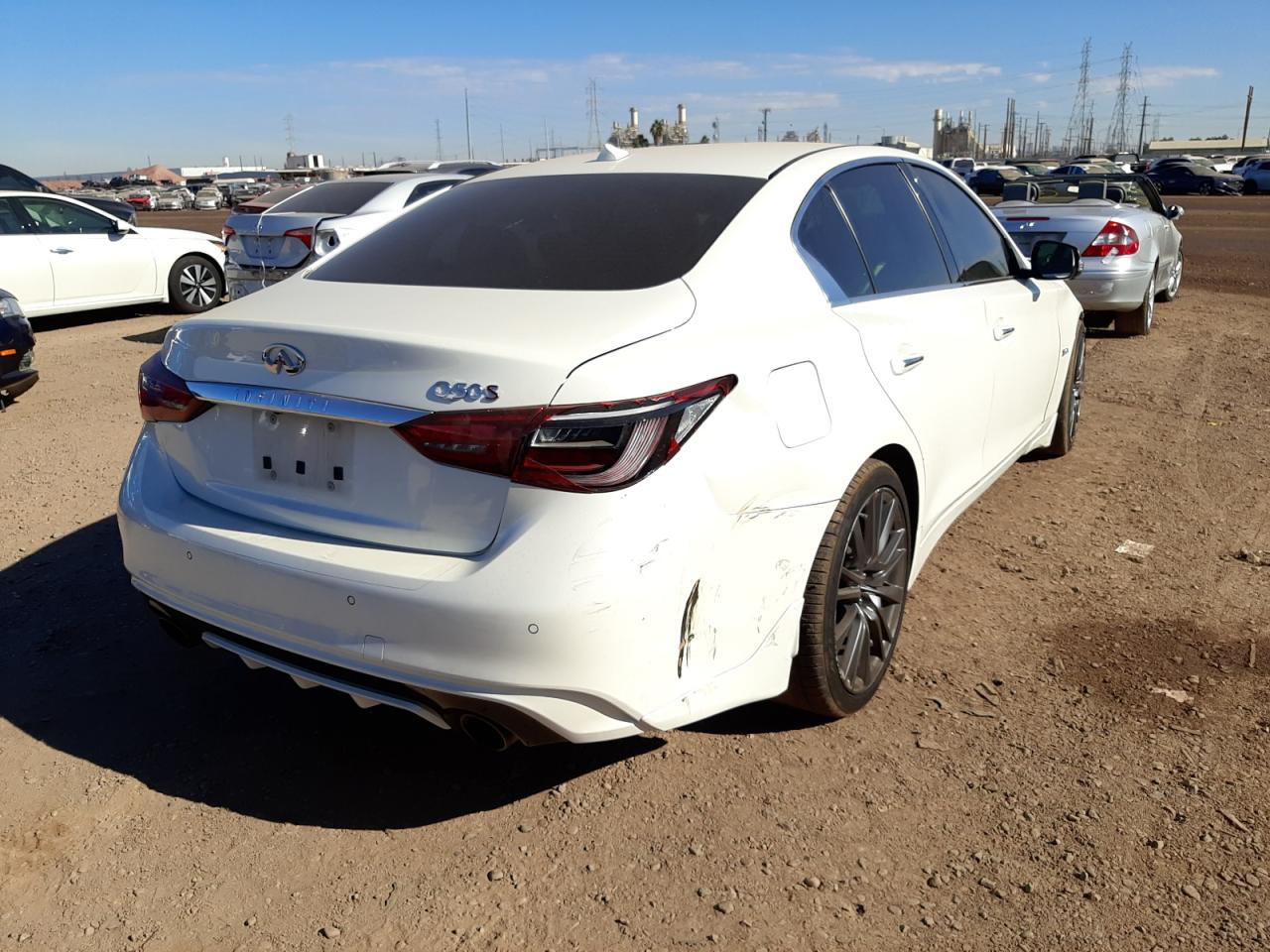 2018 Infiniti Q50 Red Sport 400 White vin: JN1FV7AP9JM460657