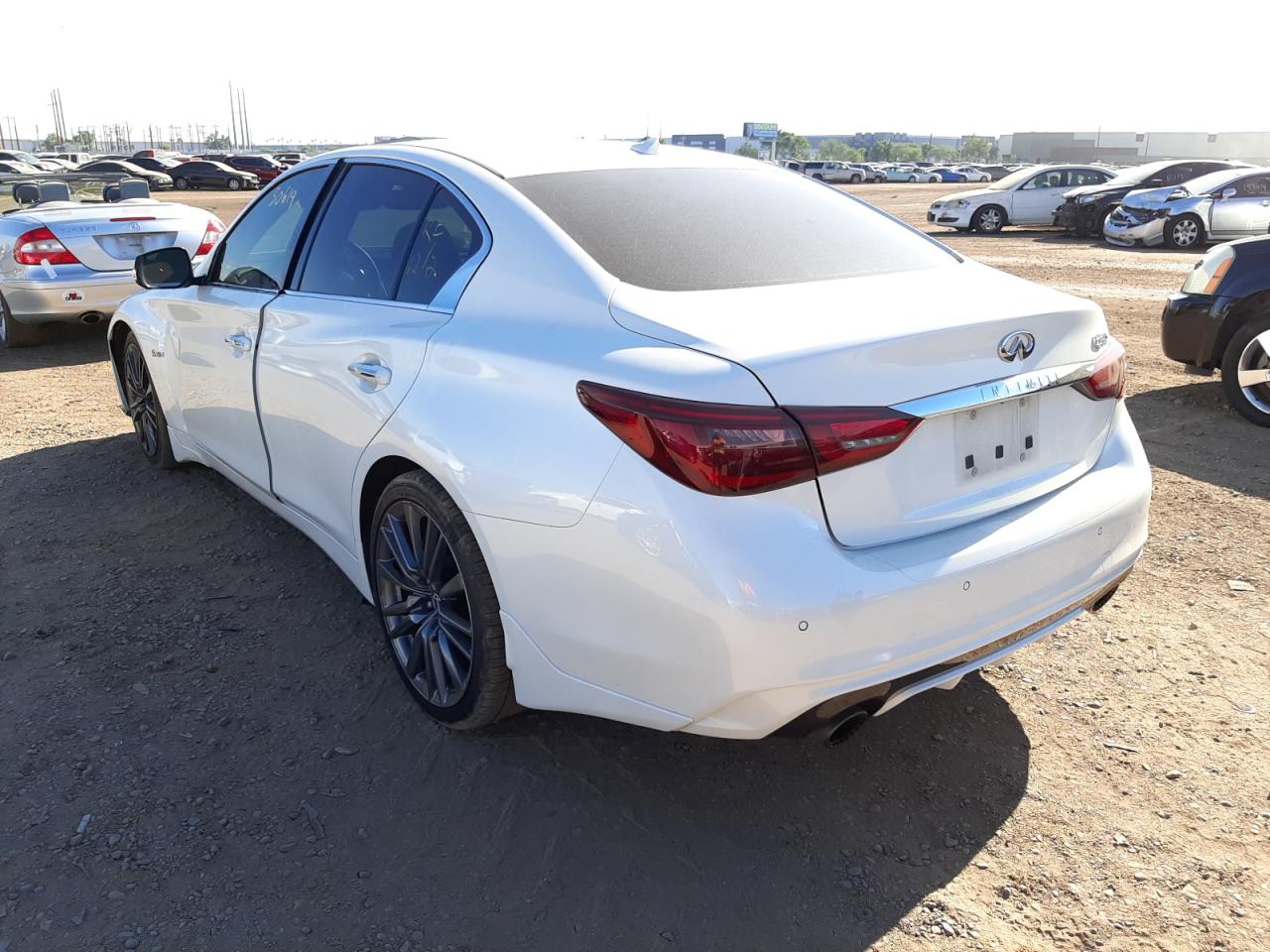 2018 Infiniti Q50 Red Sport 400 White vin: JN1FV7AP9JM460657